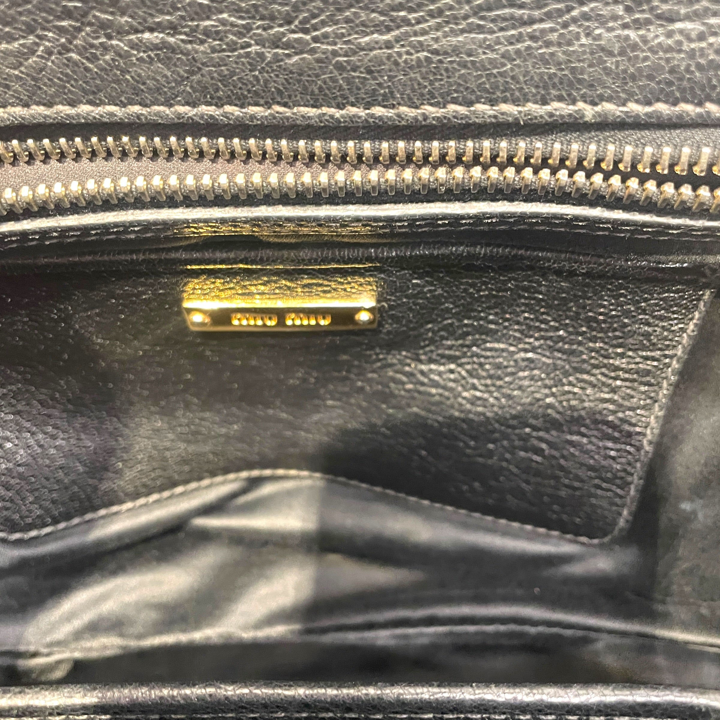 MIU MIU/Bag/Leather/BRW/Madras Bowler BAg view 7