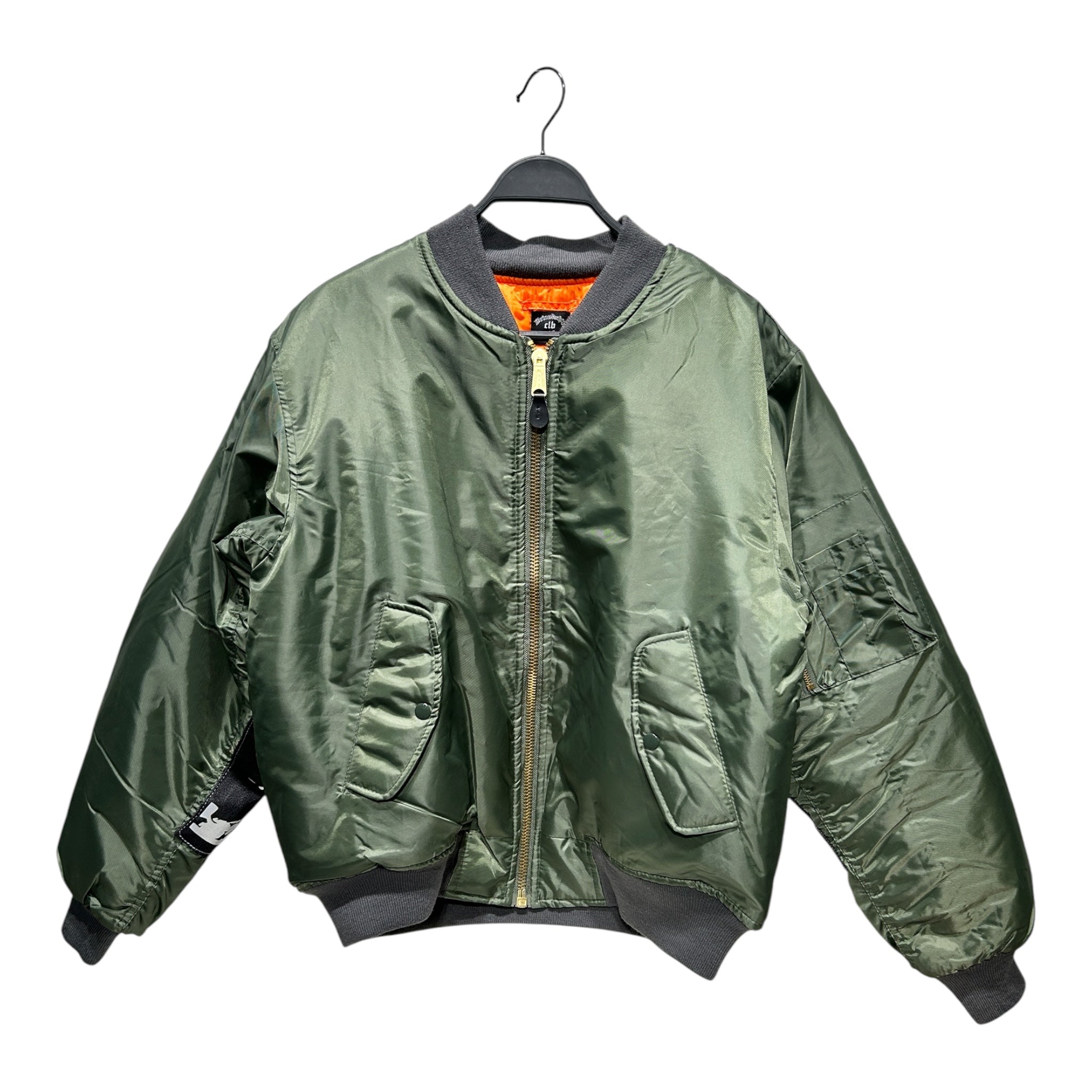 FRIENDSHIP CLUB/Military Jkt/L/Nylon/GRN/BOMBER view 1
