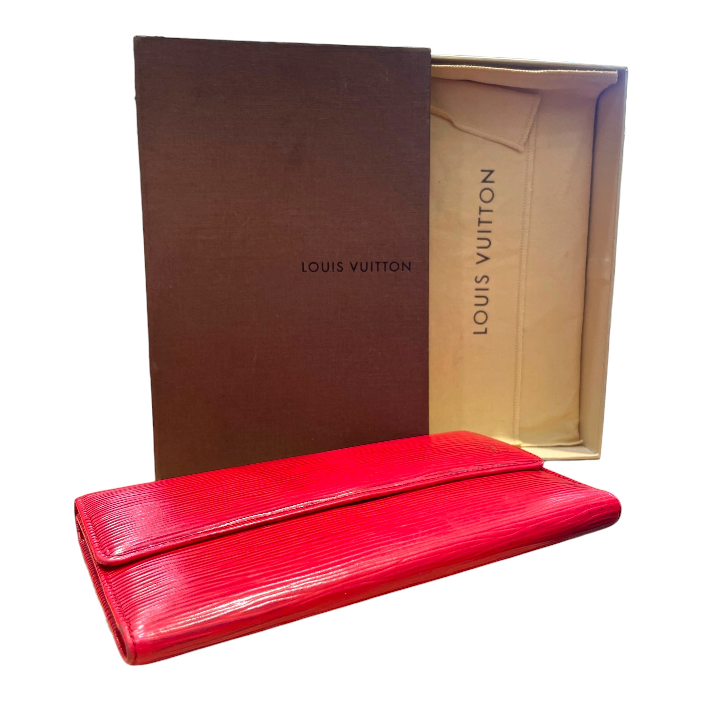 LOUIS VUITTON/Trifold Wallet/Leather/RED/M's/Epi Wallet view 5