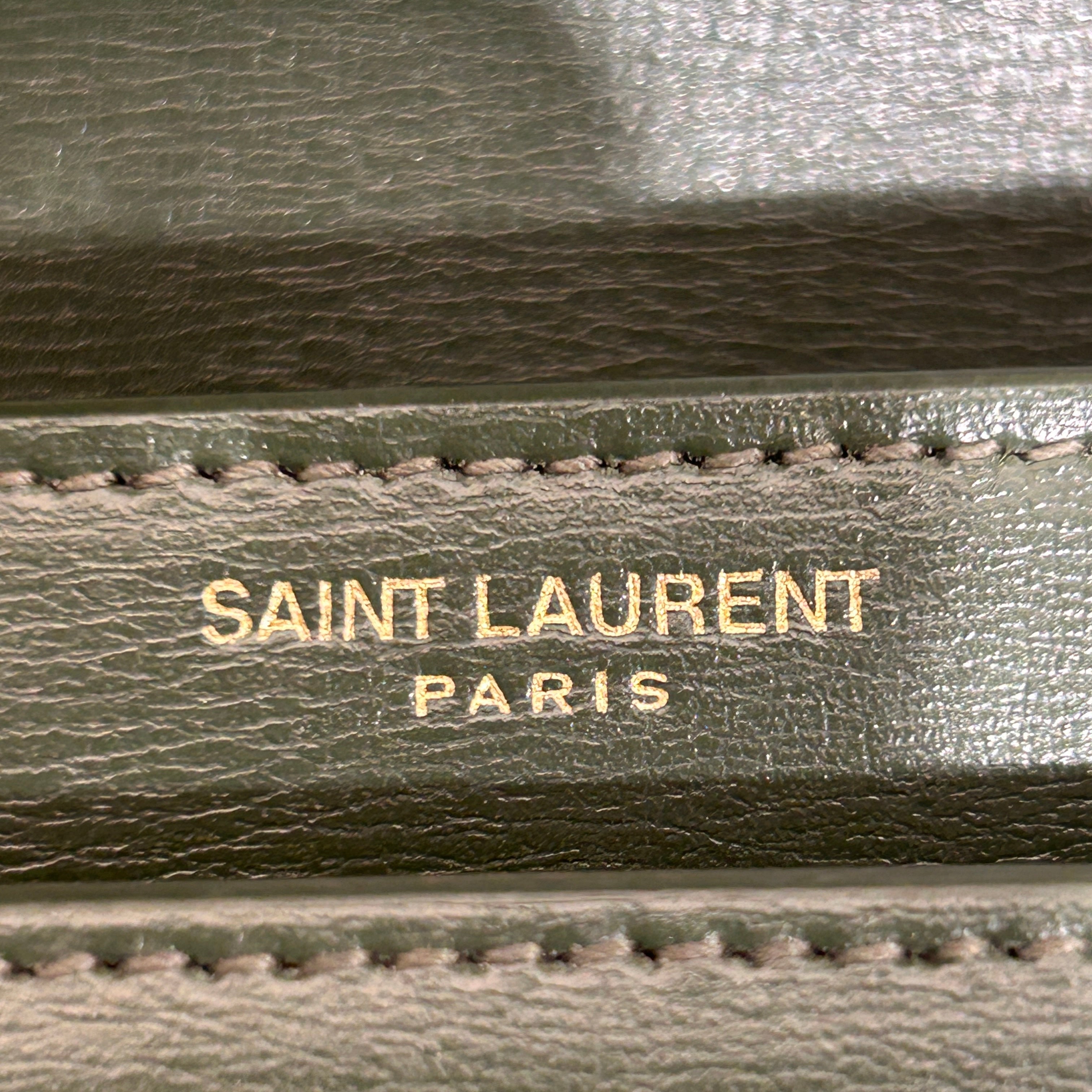 SAINT LAURENT/Cross Body Bag/Leather/GRN/KATE view 5