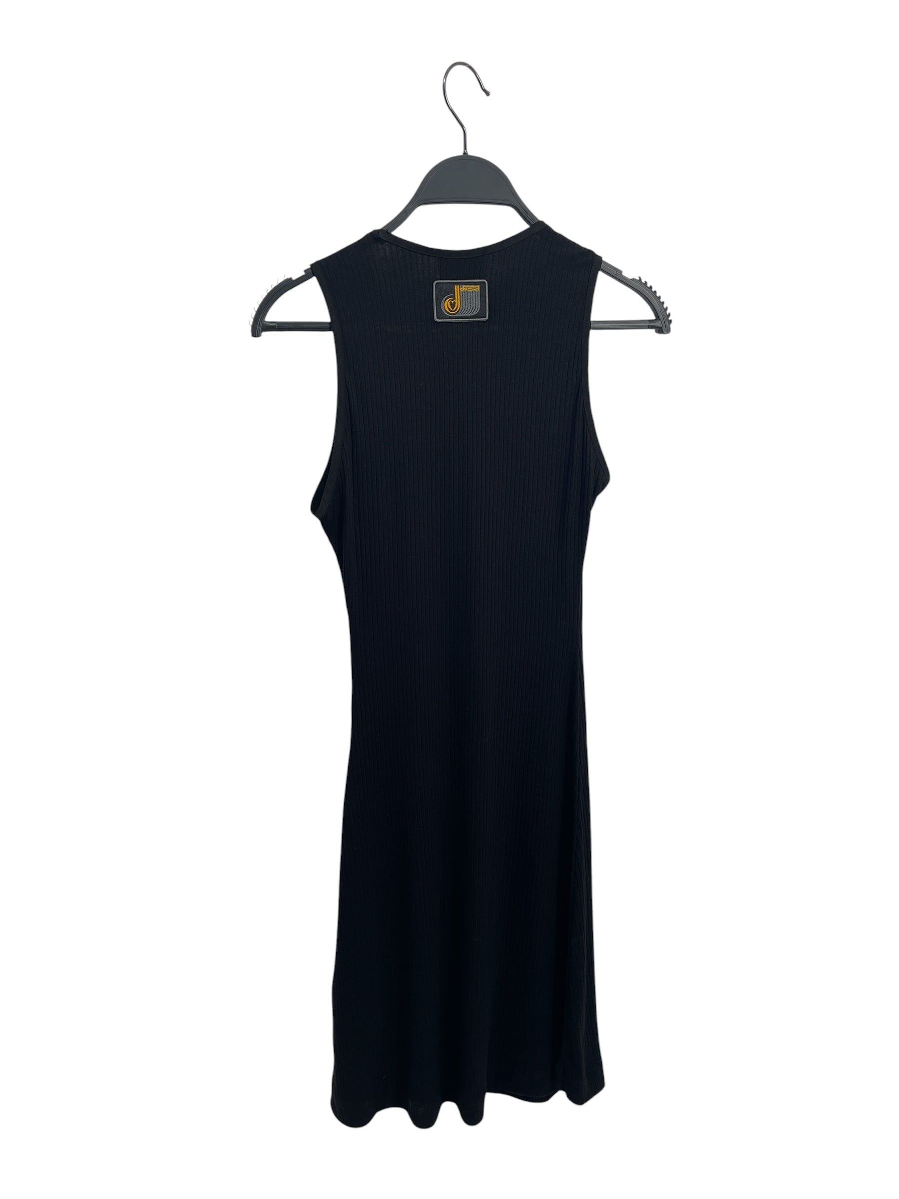 DIESEL/Tank Dress/XS/Cotton/BLK/Midi Length/RIBBED QUARTER ZIP view 3
