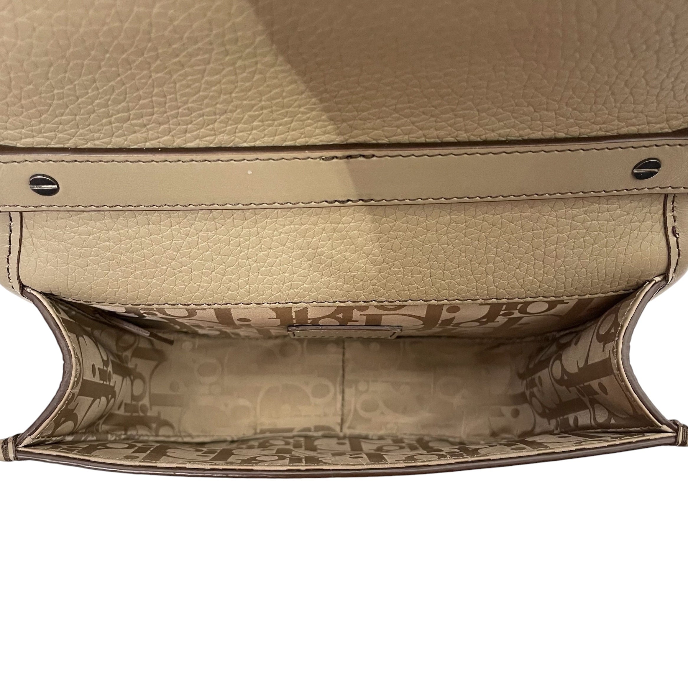 Christian Dior/Cross Body Bag/Leather/KHK/MINI GALLOP CD BUCKLE view 5