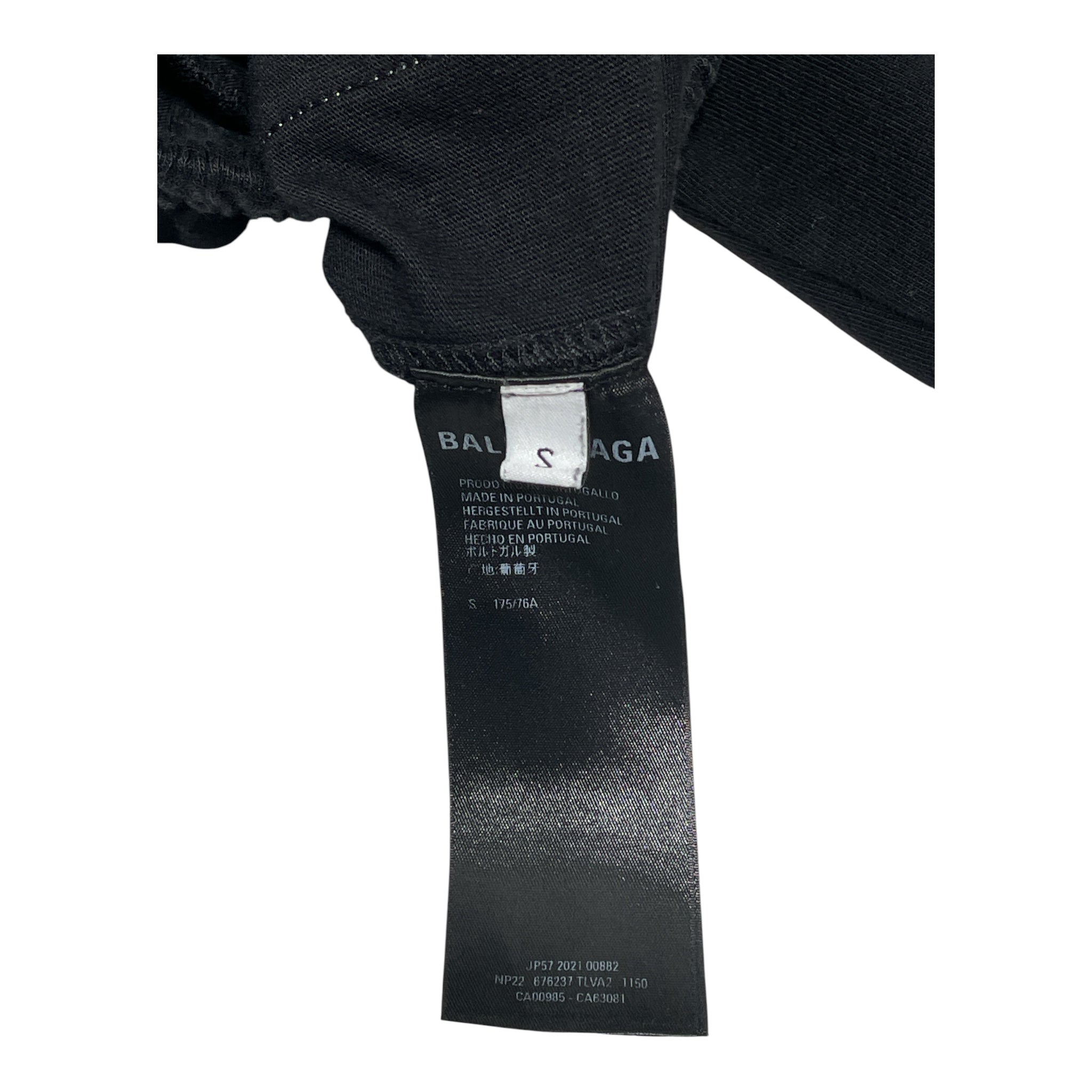BALENCIAGA/Pants/S/Cotton/BLK/Sporty B Baggy track pants view 4
