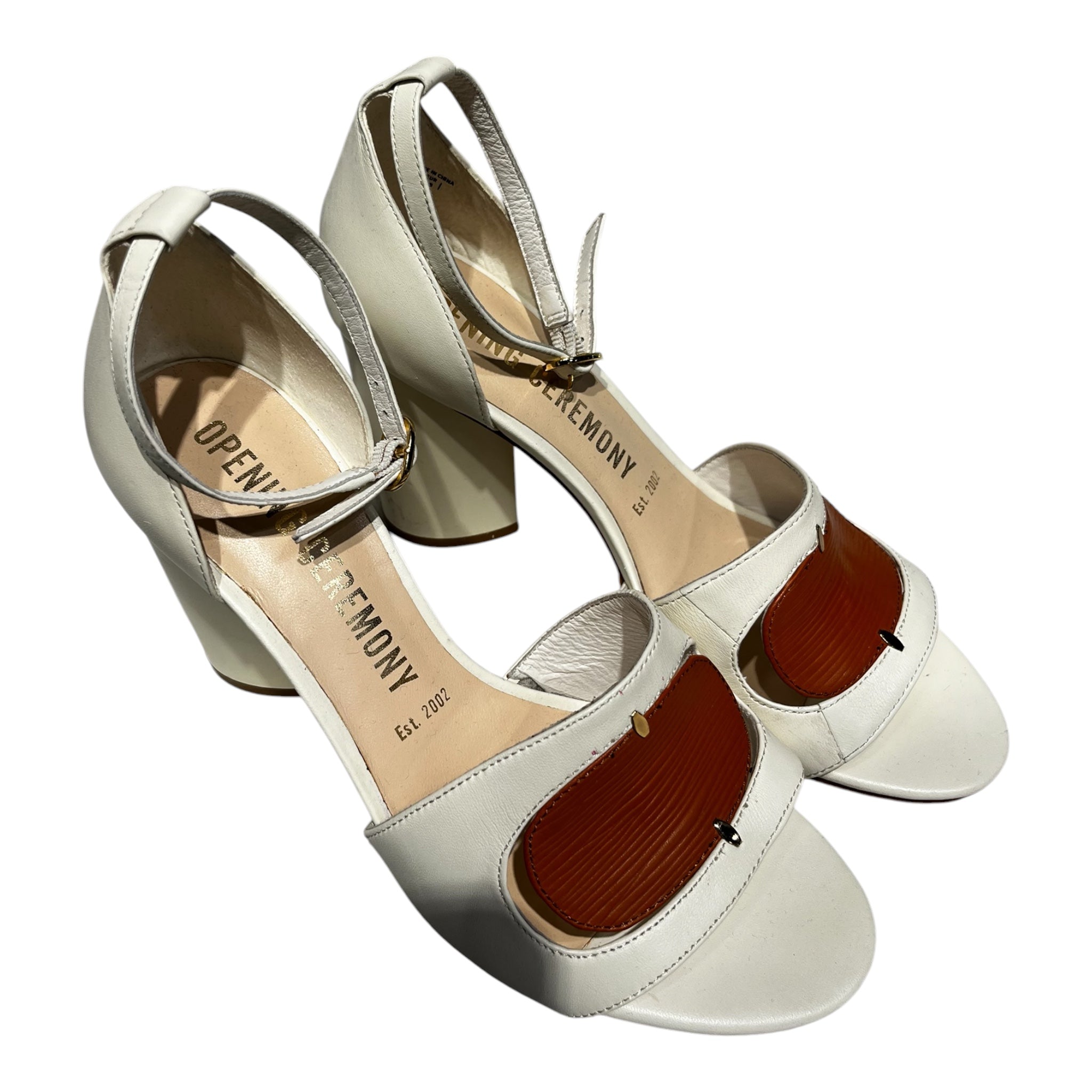 OPENING CEREMONY/Heels/EU 38/Leather/WHT/ view 1