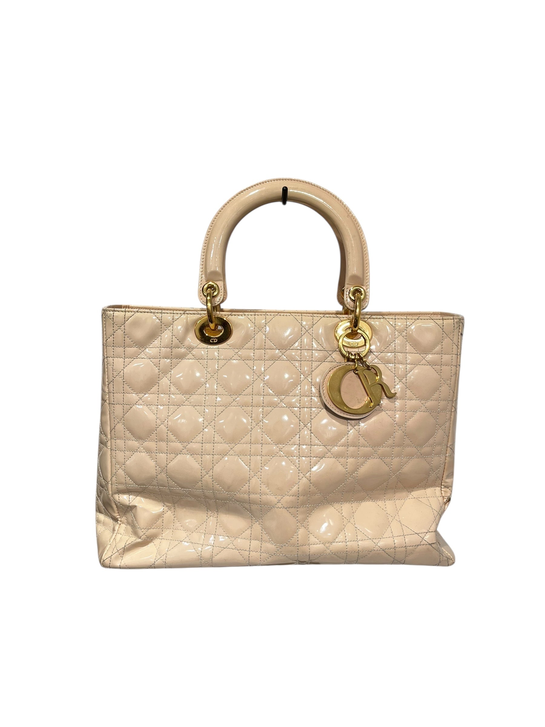 Christian Dior/Hand Bag/Leather/CRM/ view 1