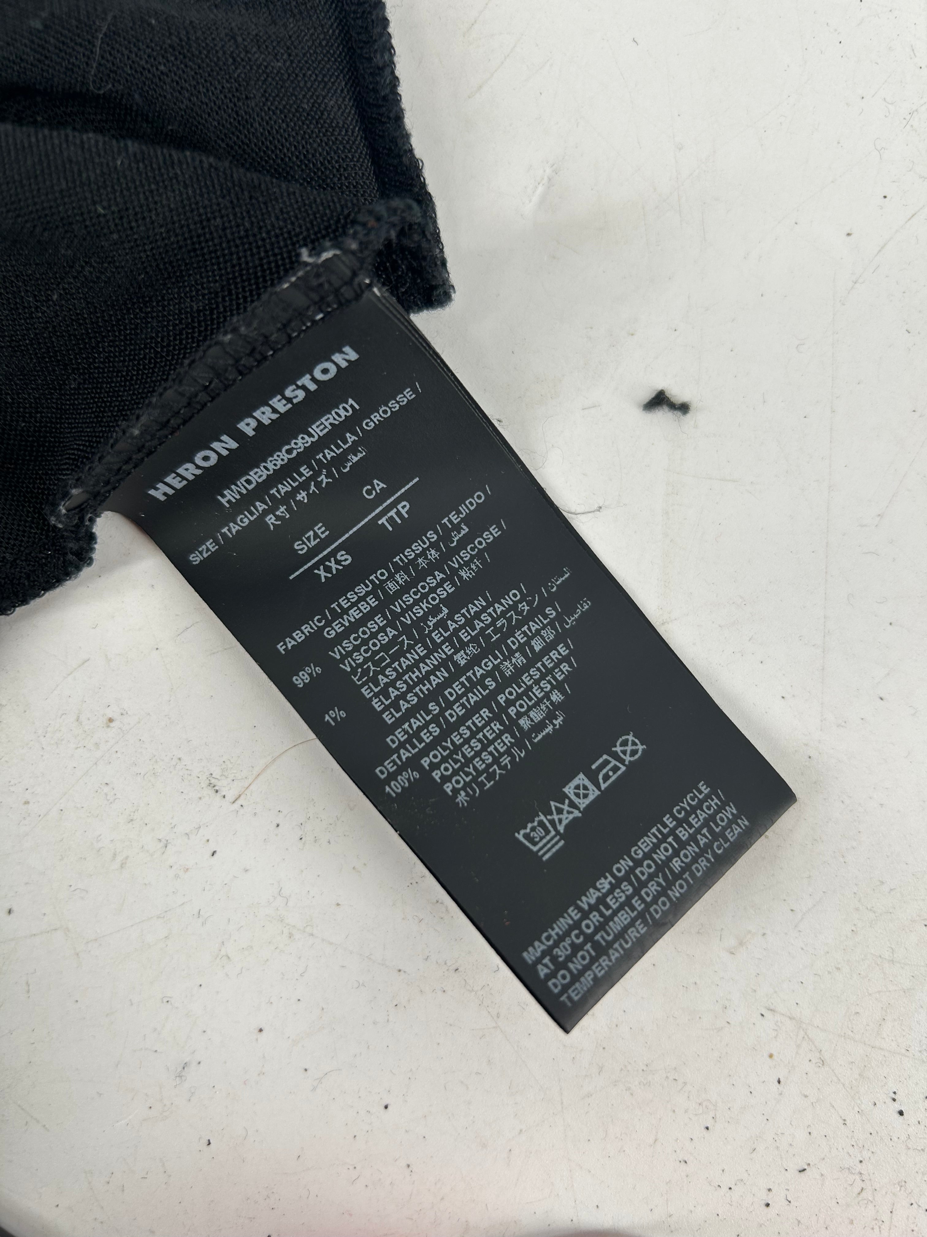 HERON PRESTON/LS T-Shirt/XXS/BLK/STYLE view 3