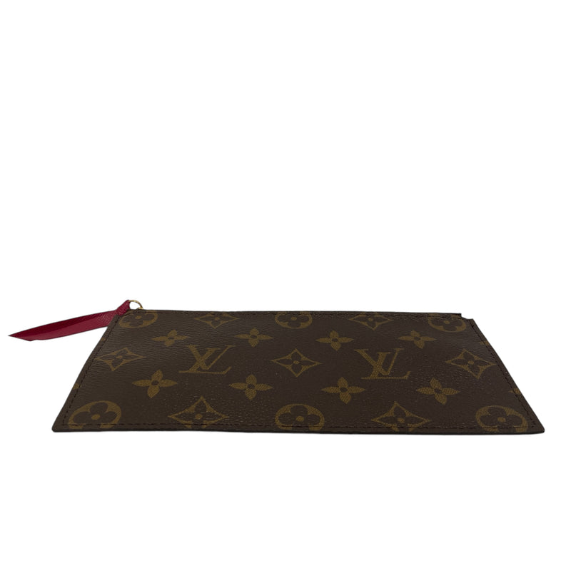 LOUIS VUITTON/Clutch Bag/OS/Monogram/Leather/BRW/ZIPPER WALLET