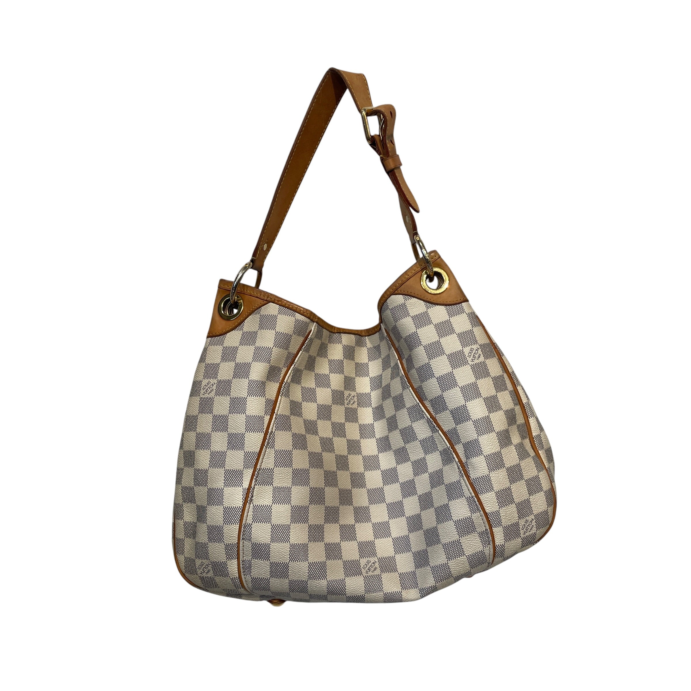 LOUIS VUITTON/Bag/Gingham Check/CRM/DAMIER AZUR GALLERIA PM view 5