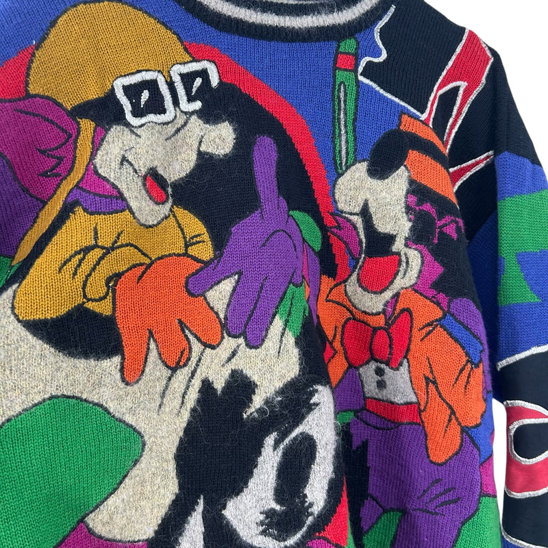 Vintage/UNKNOWN/Sweater/Multicolor/Wool/All Over Print