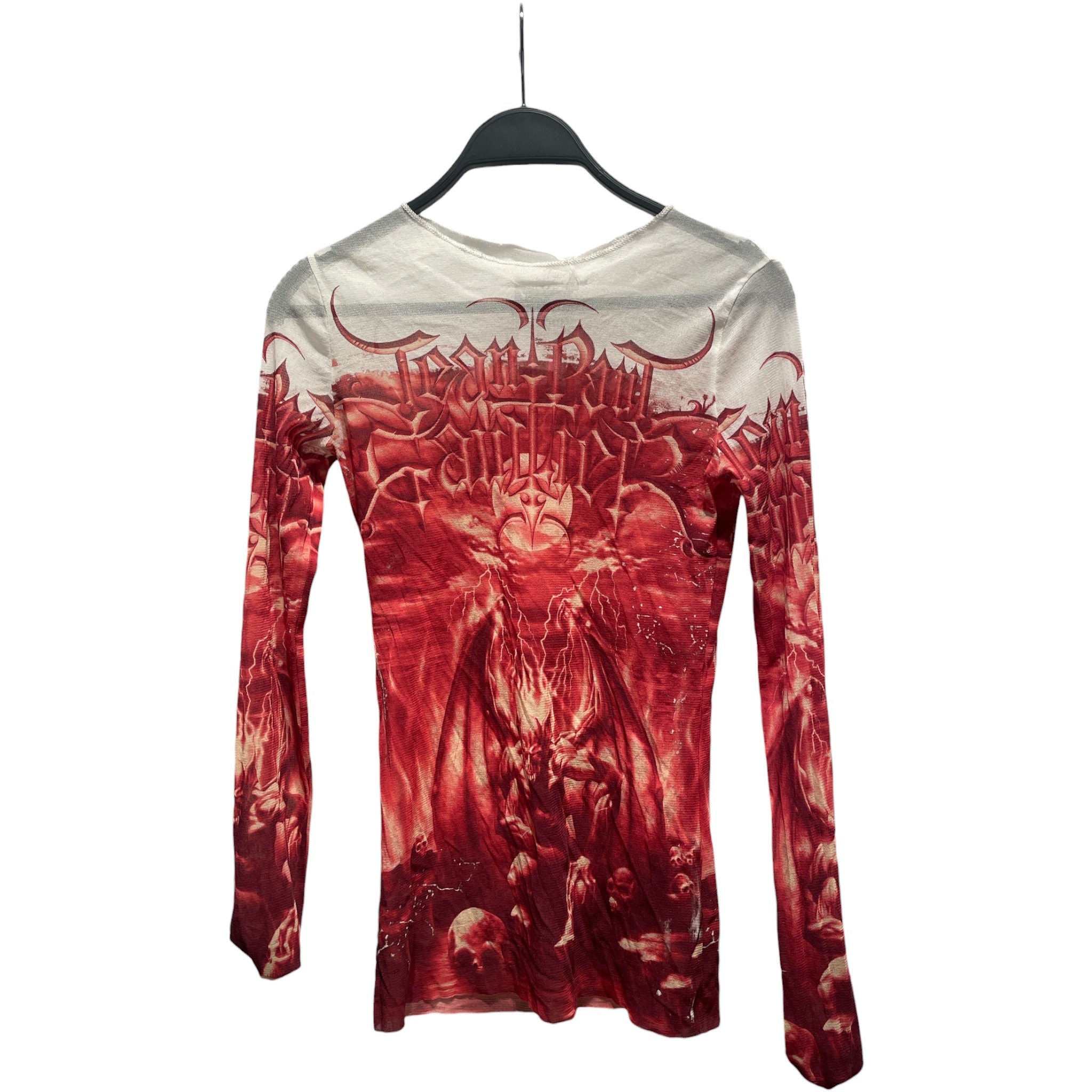Jean Paul Gaultier/LS T-Shirt/XL/All Over Print/Polyester/MLT/Gargoyle Mesh view 1