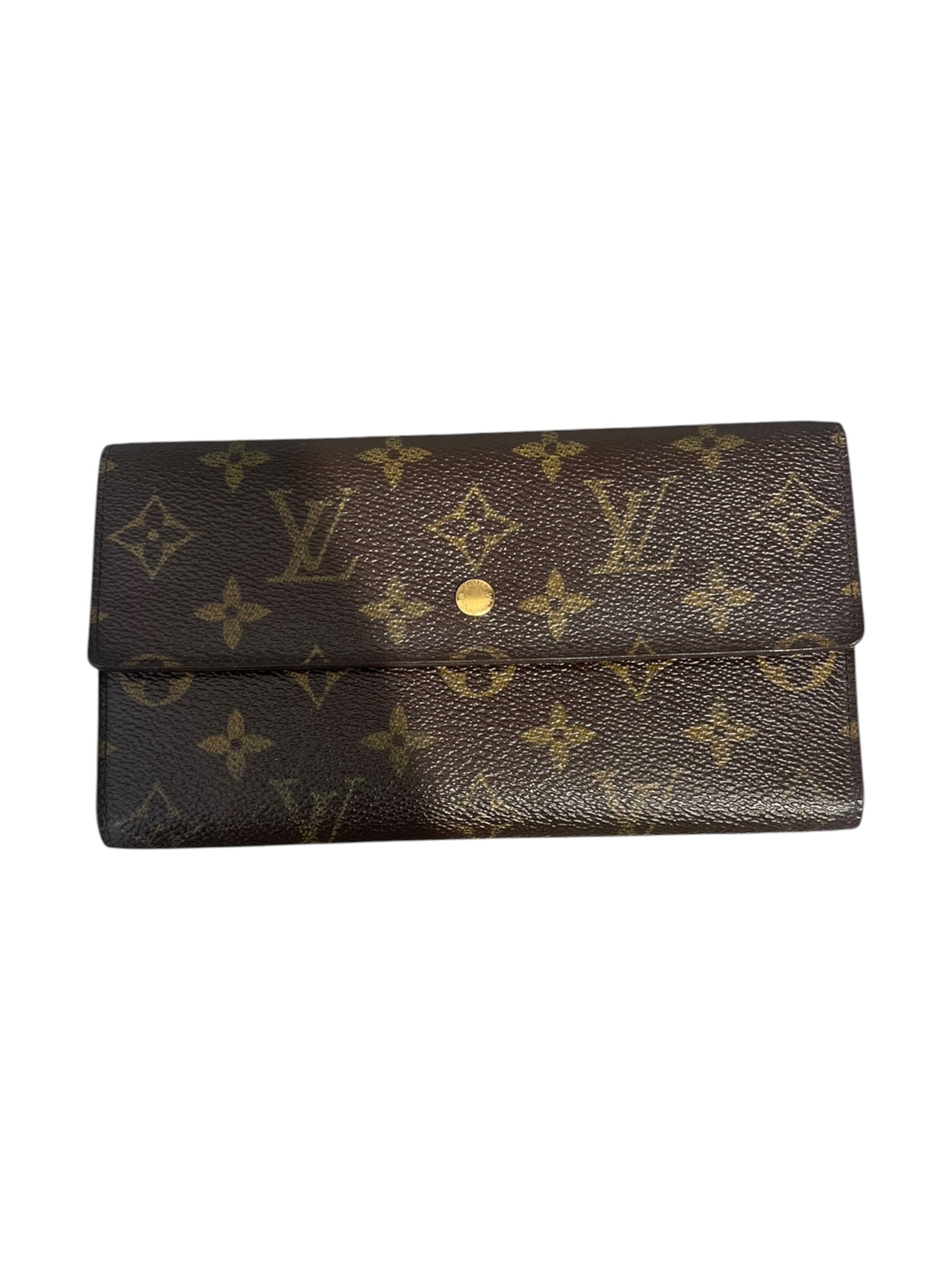 LOUIS VUITTON/Long Wallet/Monogram/Leather/BRW/L's/CLASSIC MONOGRAM view 1