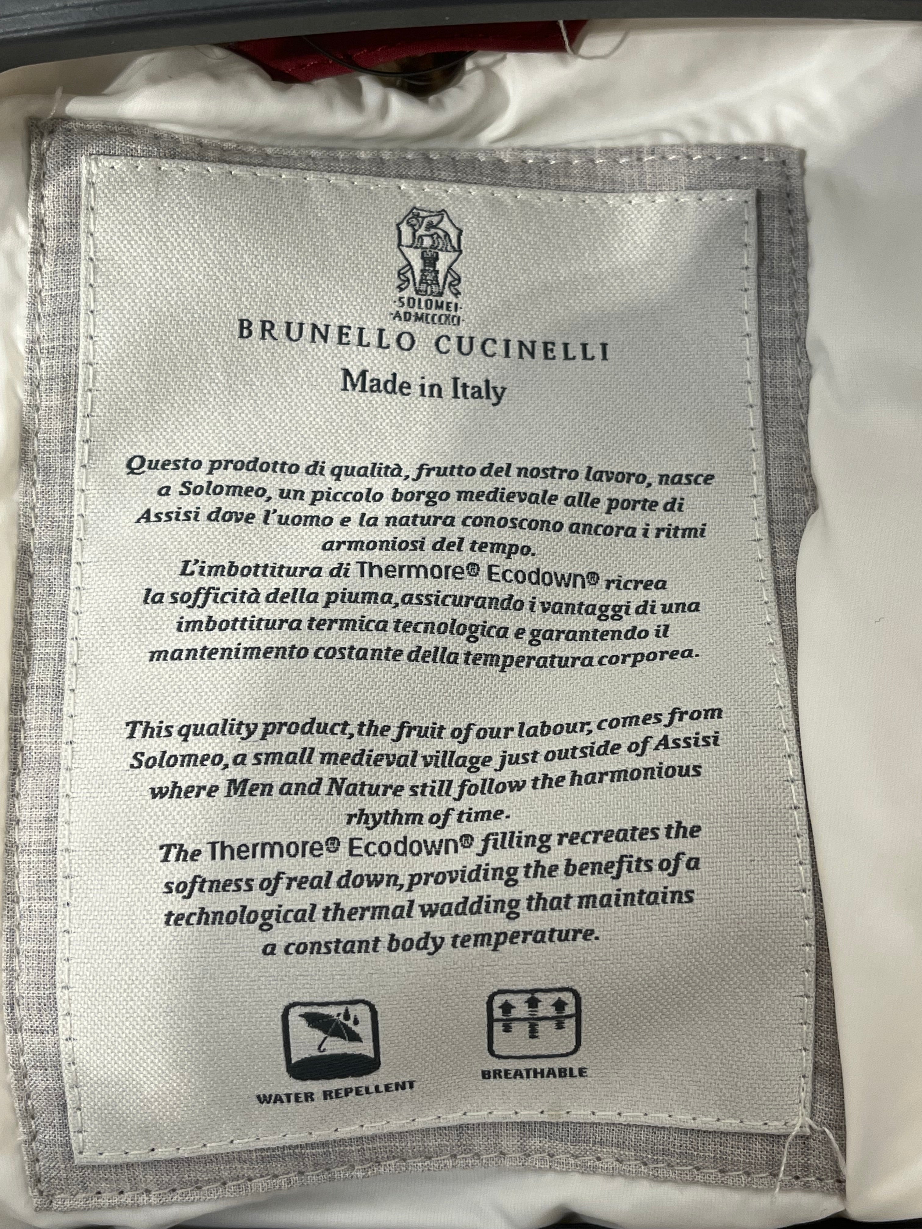 BRUNELLO CUCINELLI/Jacket/50/Cashmere/CRM/CASHMERE BOMBER JKT FUR COLLAR view 6