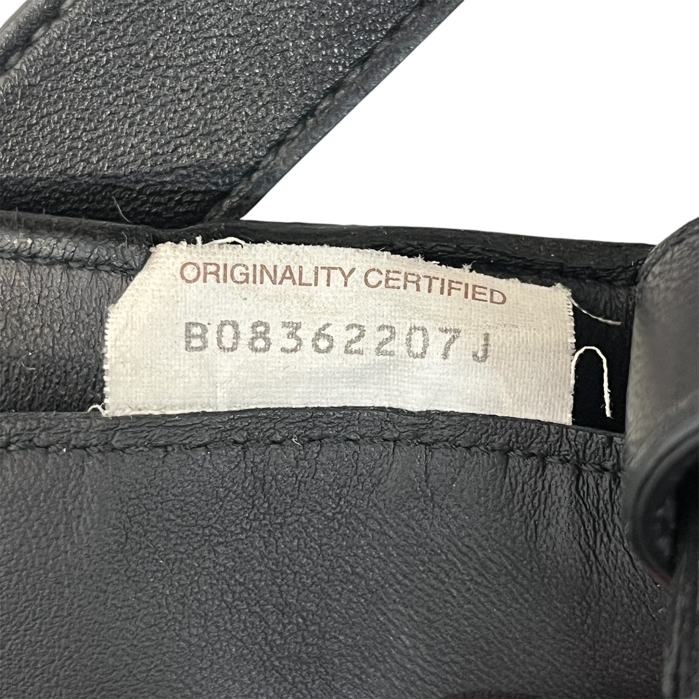 BOTTEGA VENETA/Cross Body Bag/Leather/BLK/CASETTE BAG/ WOVEN view 5