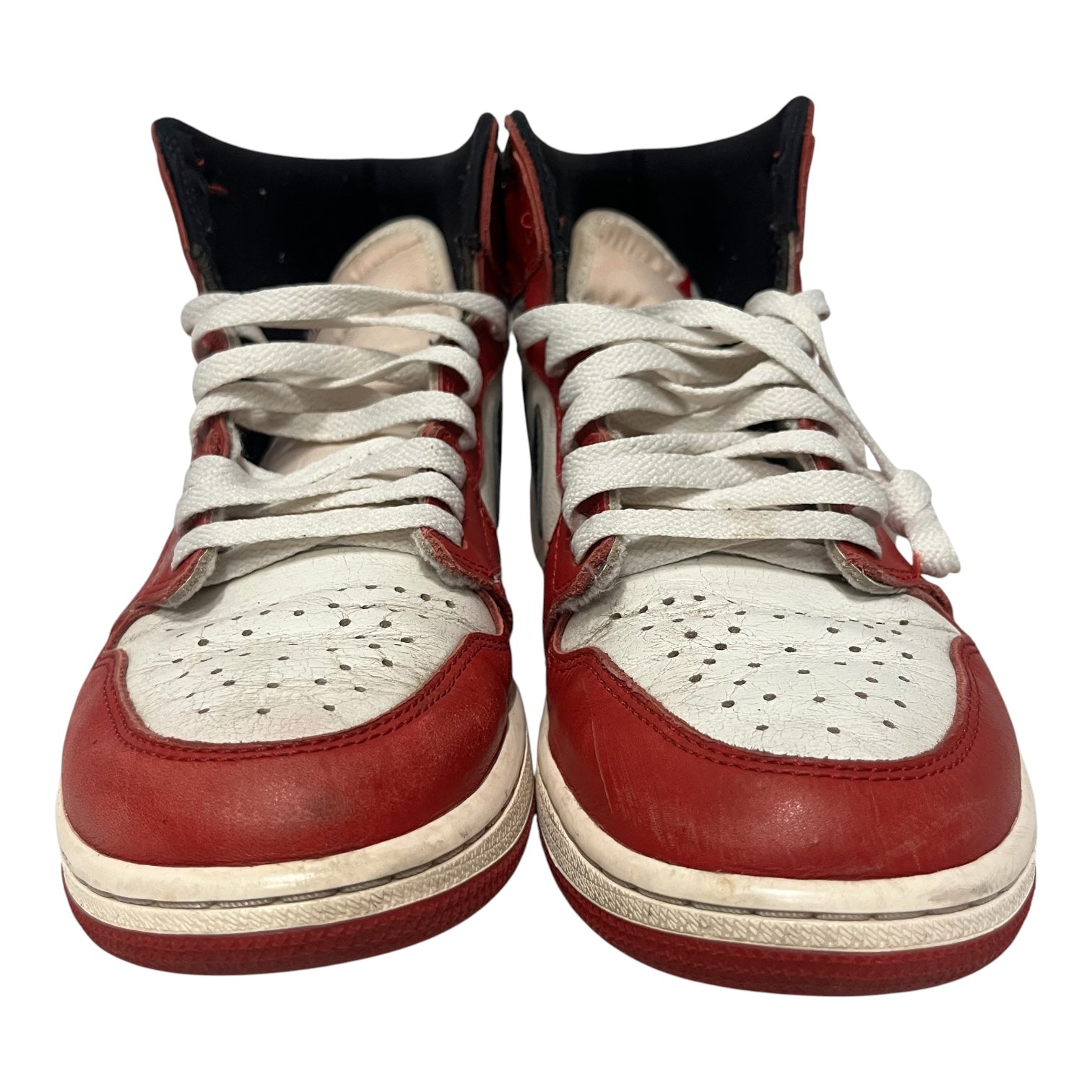 NIKE/AIR JORDAN 1 RETRO HIGH OG/Hi-Sneakers/US 8.5/Leather/RED/DZ5485-612 view 1