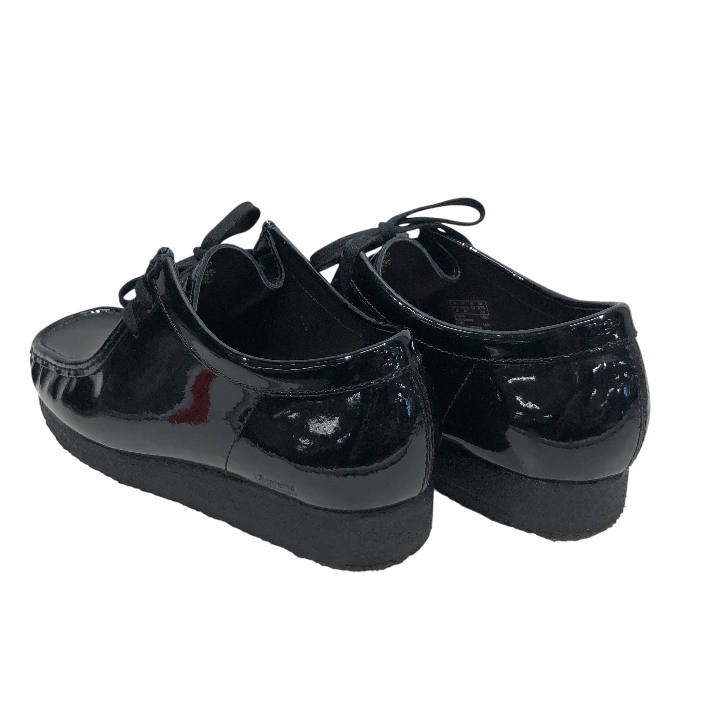 Supreme/Clarks/Low-Sneakers/US 10.5/Leather/BLK/patent leather clarks view 2