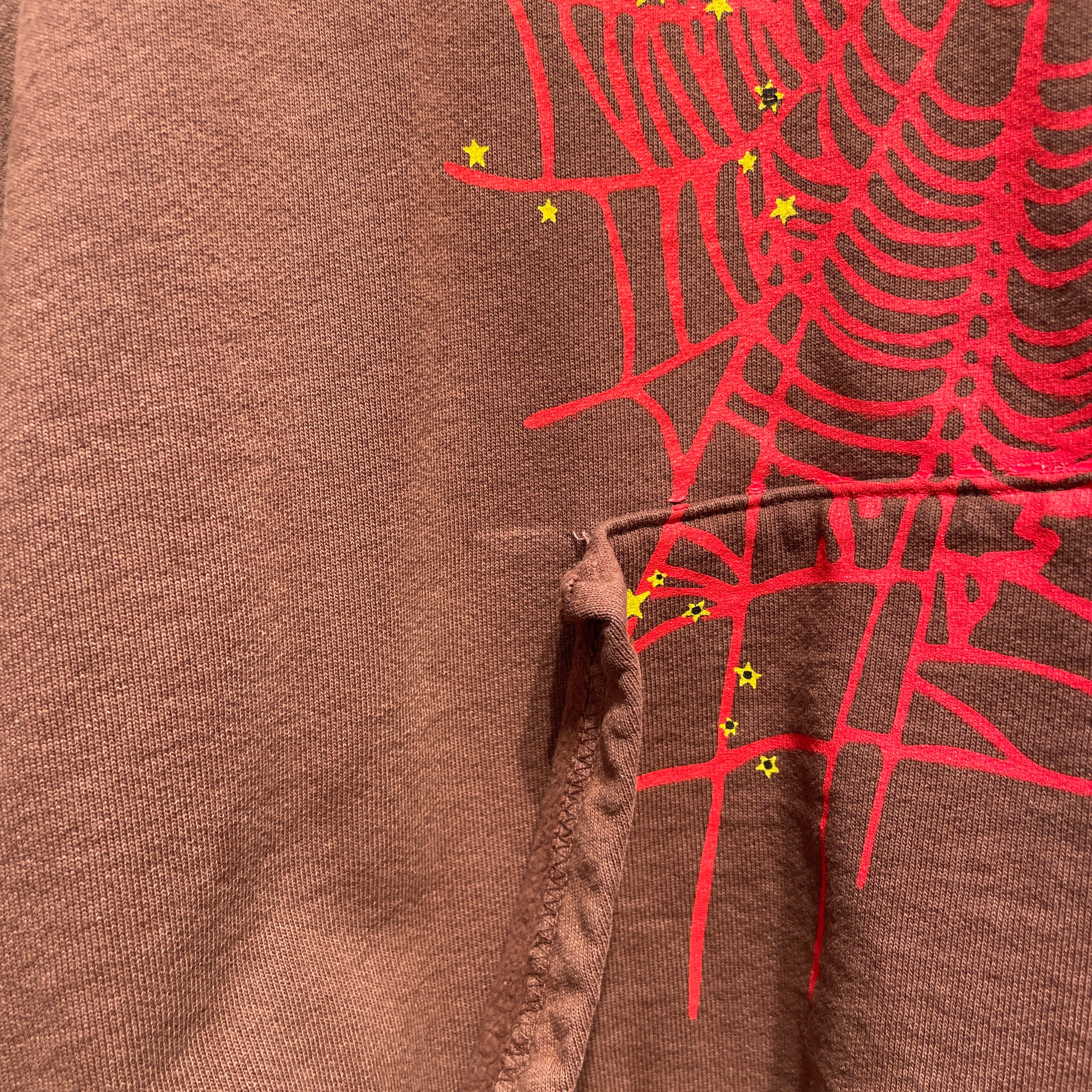 Sp5der/Hoodie/XL/Graphic/Cotton/BRW/classic logo view 4