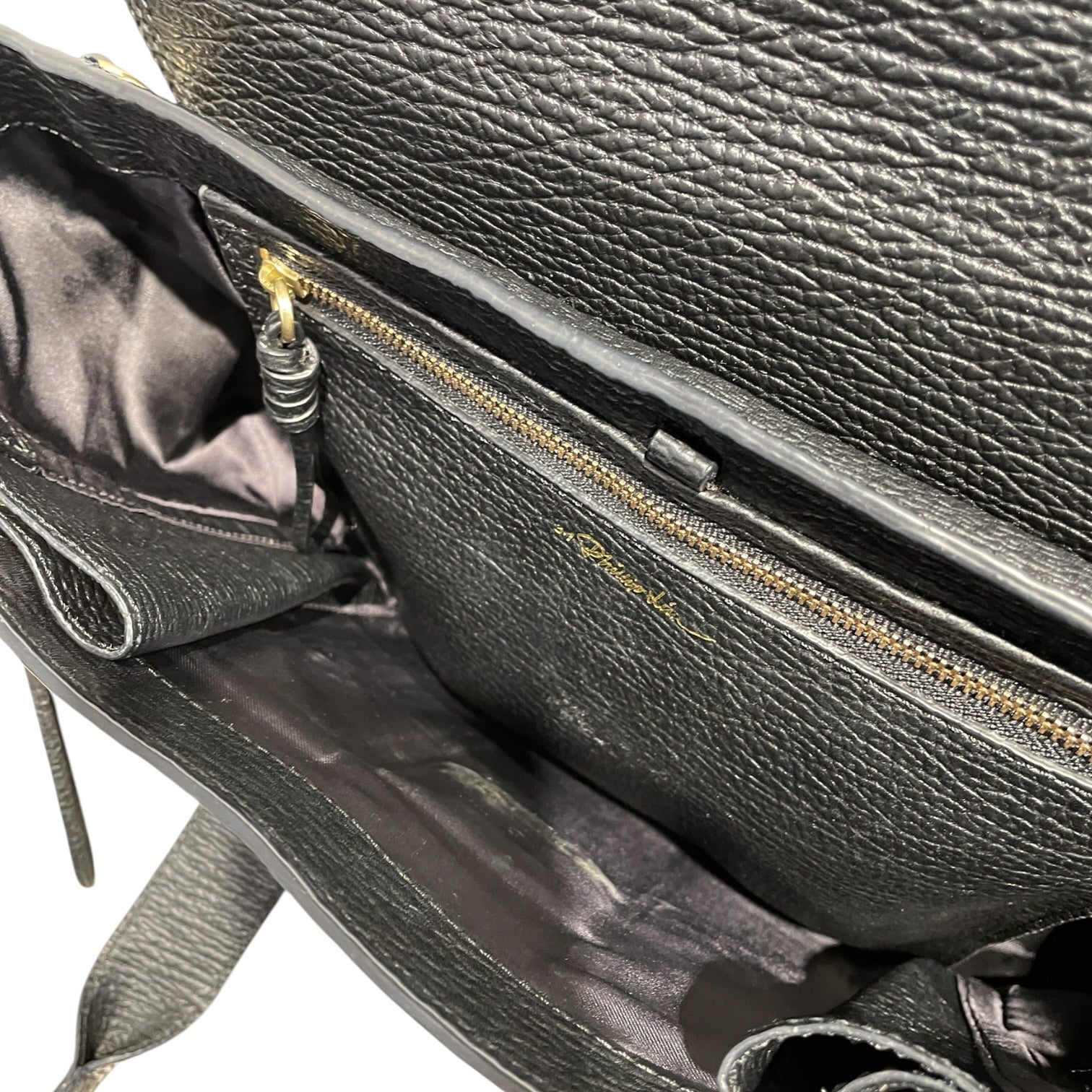3.1 phillip lim/Hand Bag/Leather/BLK/Pashli Satchel Textured Bag view 4