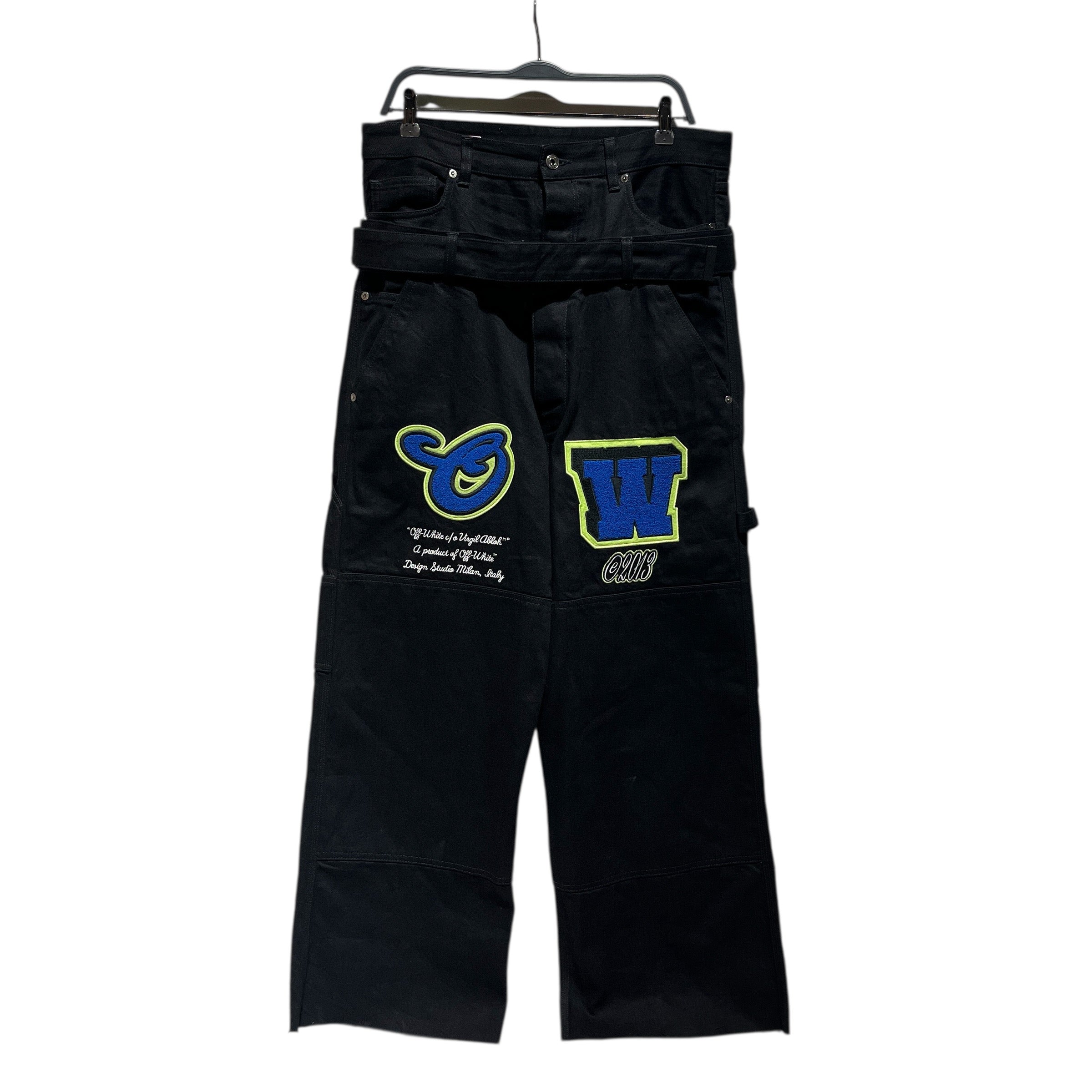 OFF-WHITE/Pants/32/Denim/BLK/ view 1