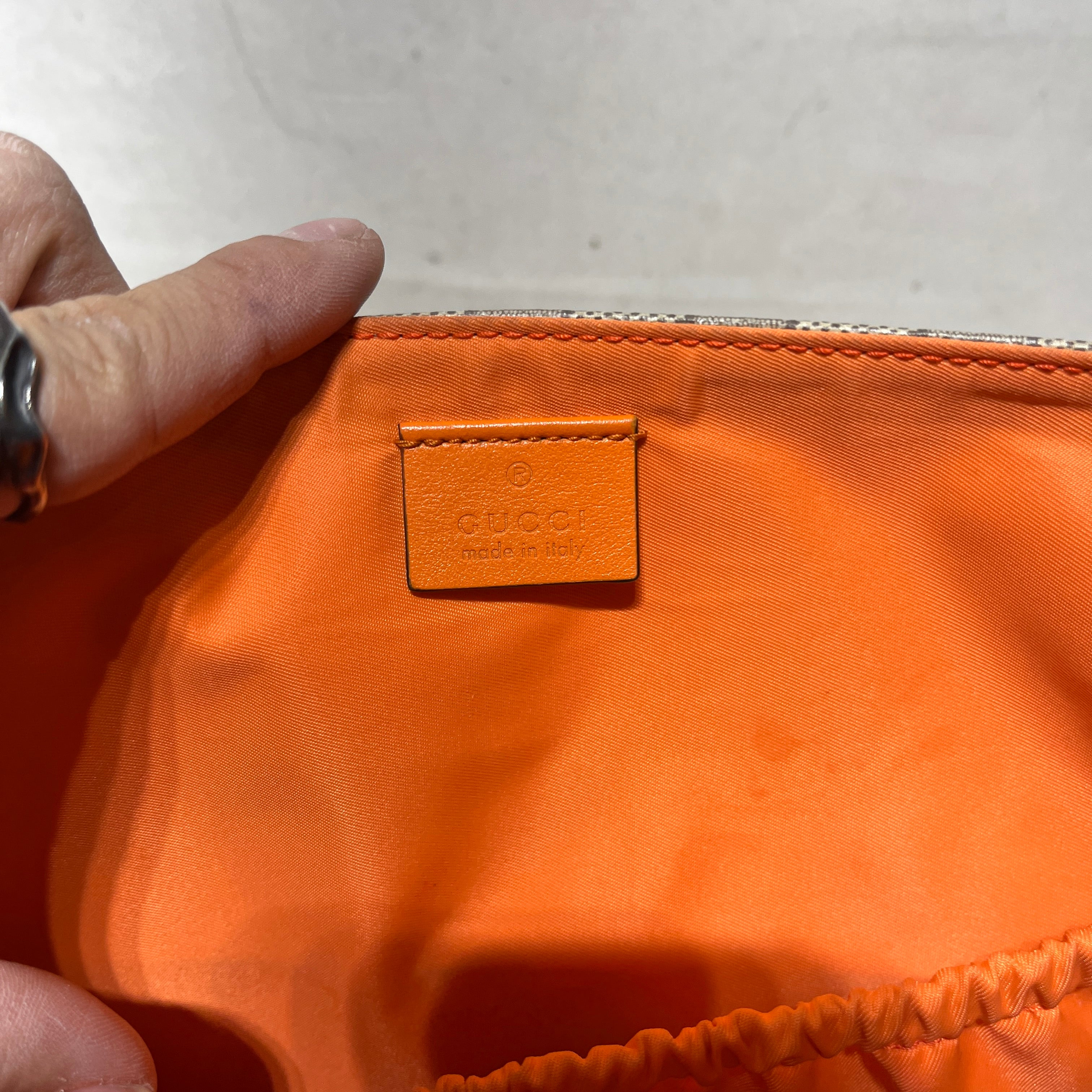 GUCCI/Cross Body Bag/Monogram/Leather/ORN/Gucci x Nina Dzyvulska Diaper view 6