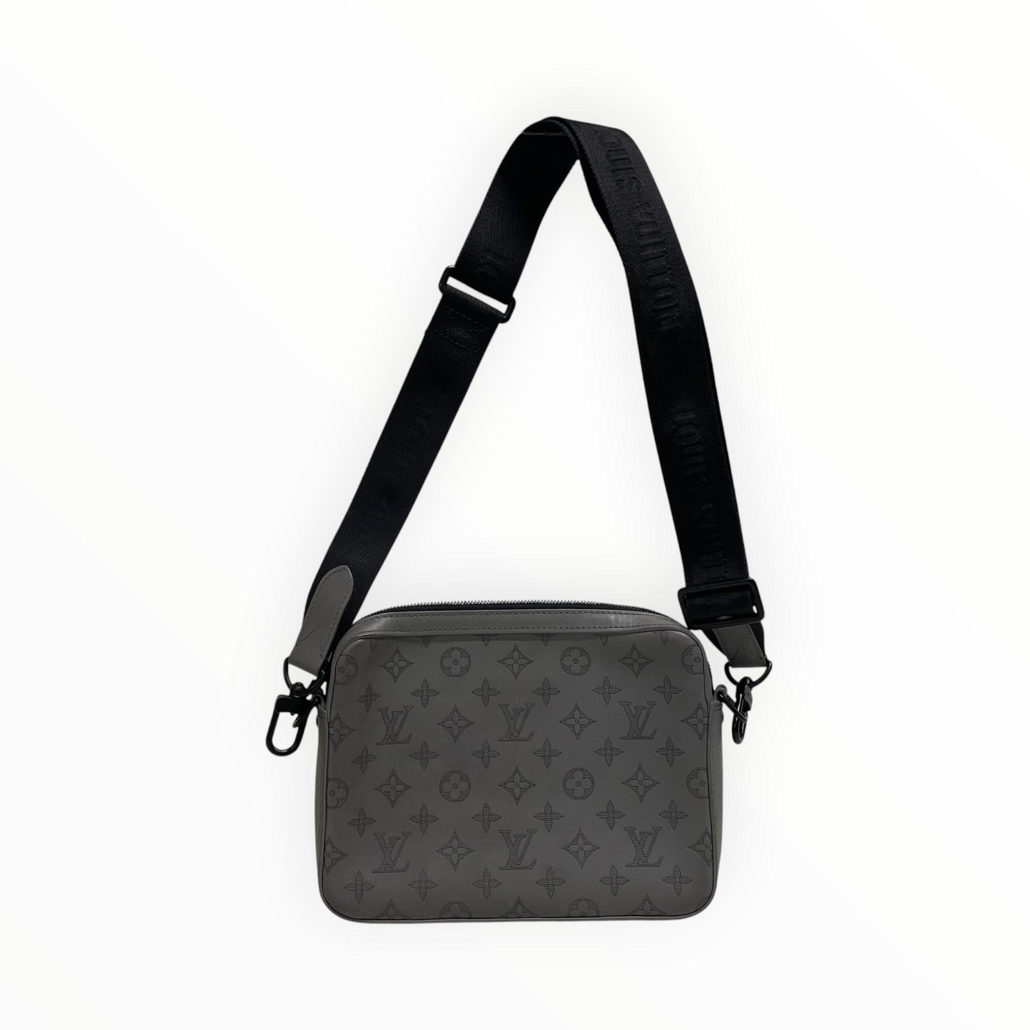 LOUIS VUITTON/Cross Body Bag/Monogram/Leather/GRY/48JT9RM/SHADOW MESSENGER view 2