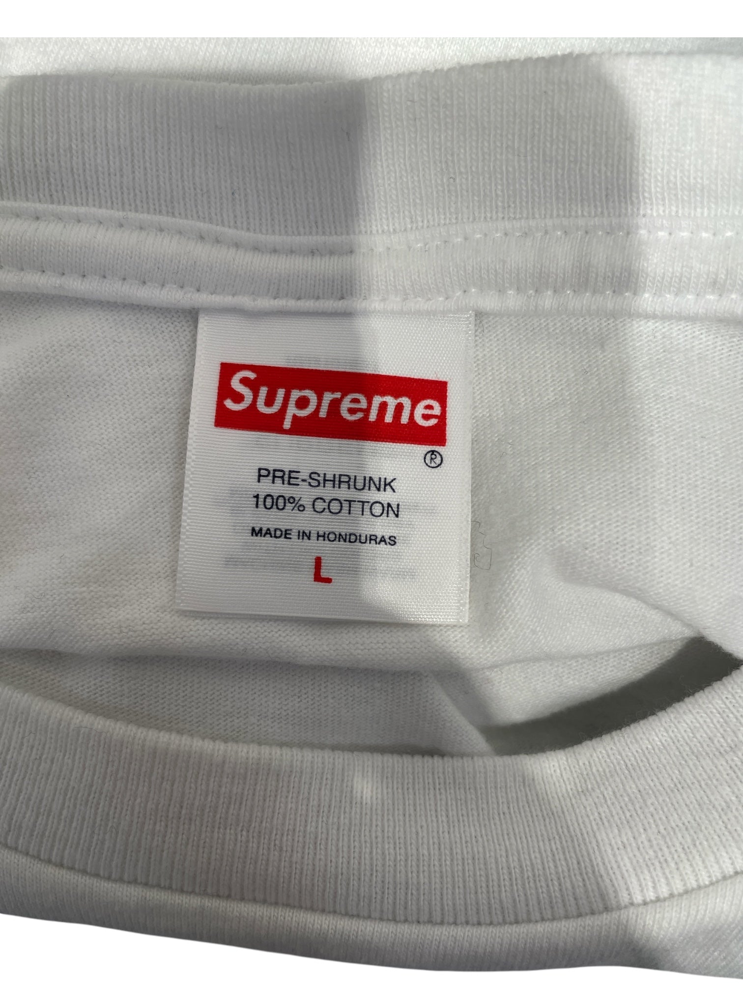 Supreme/T-Shirt/L/Cotton/WHT/MONEY HOUSE view 3