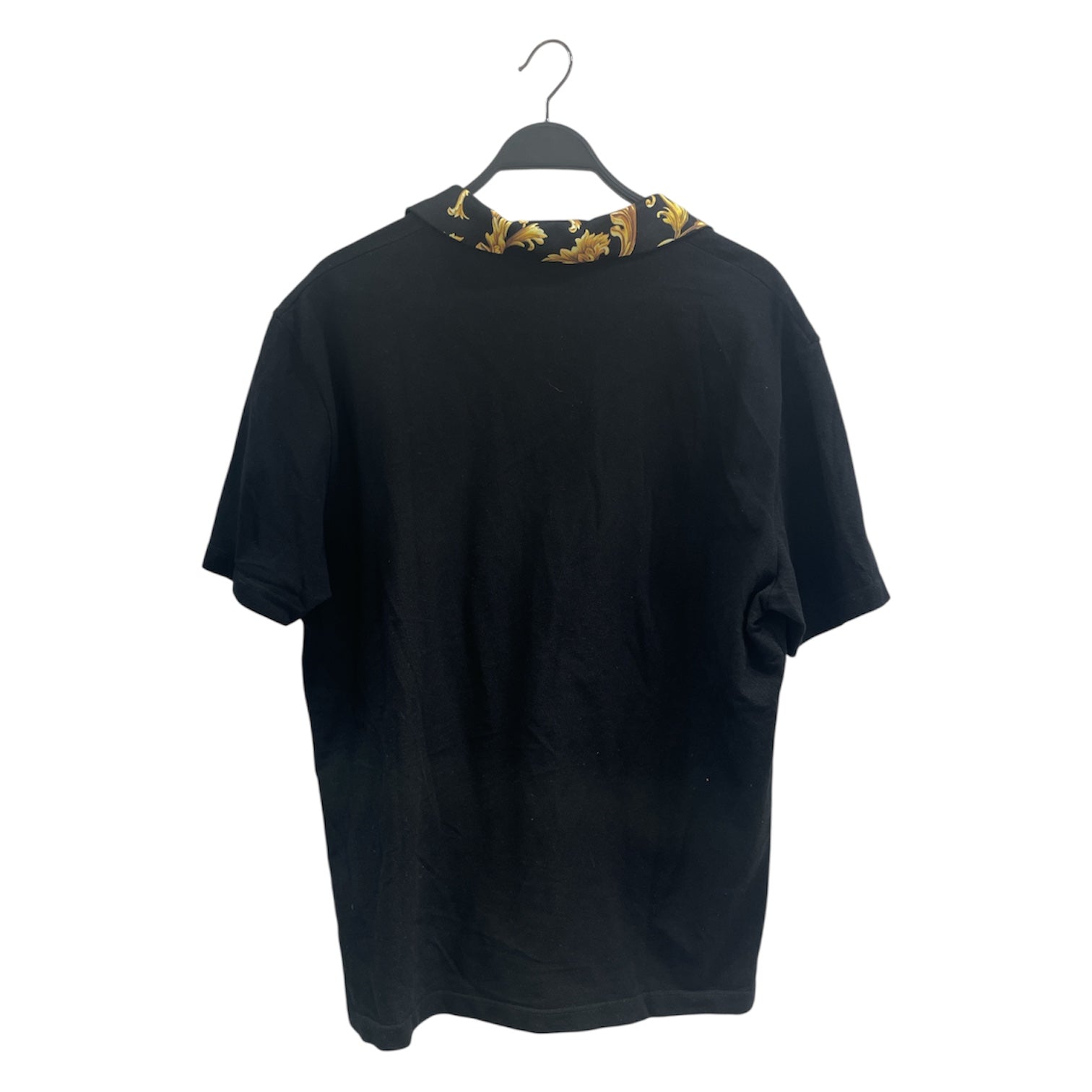 GIANNI VERSACE/T-Shirt/XXXXL/Cotton/BLK/polo with collar view 2