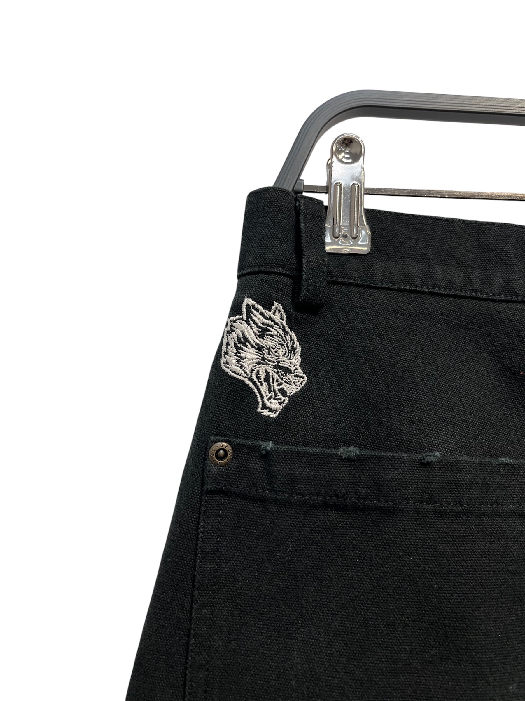 HARLEY DAVIDSON/DARCSPORT/Pants/32/Cotton/BLK/IRON CROSS WOLVES DOUBLE KNEE view 3