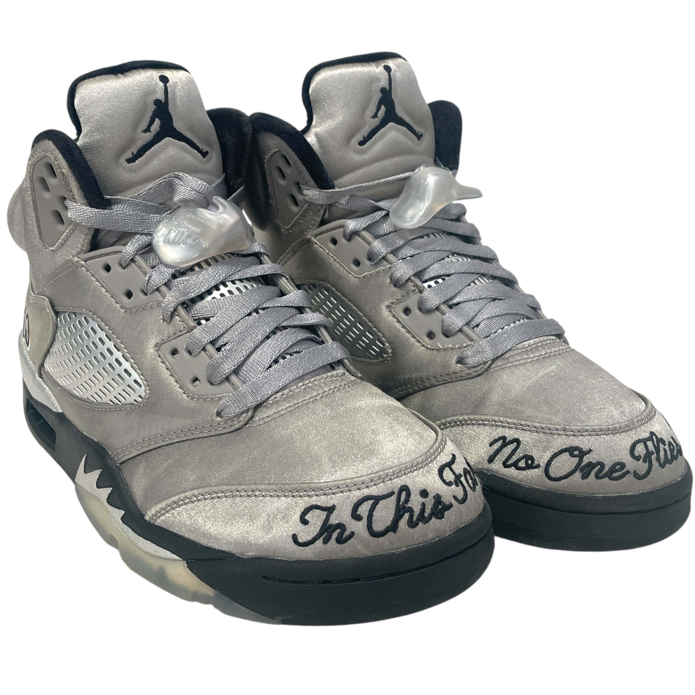 NIKE/Hi-Sneakers/US 8.5/SLV/Air Jordan 5 Retro "Wings" view 1