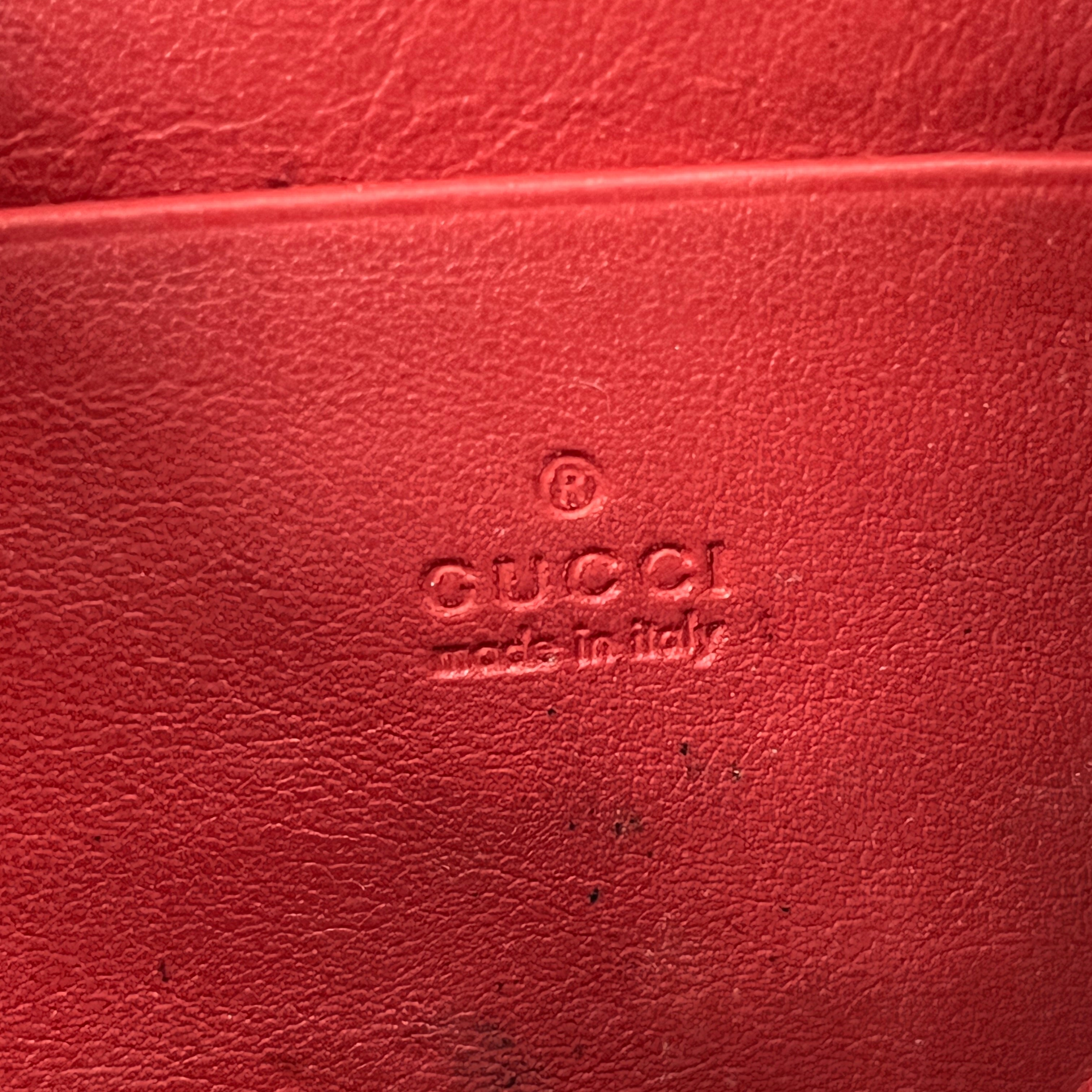 GUCCI/Cross Body Bag/Monogram/Leather/BRW/DYONISUS RED INNER WALLET view 7