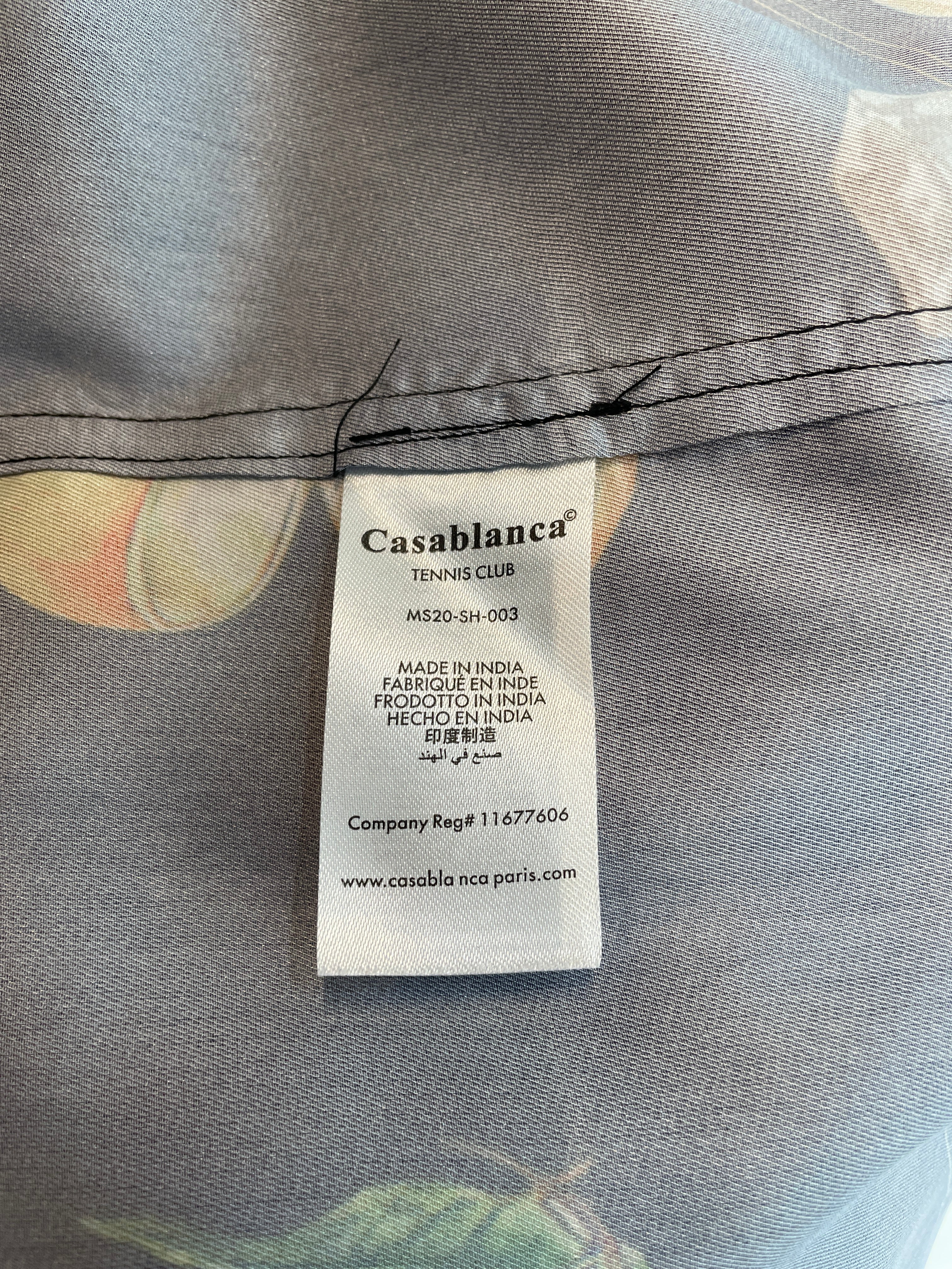 CASABLANCA/SS Shirt/M/SILK/MLT/All Over Print/DRINKING GRAPHICS view 4