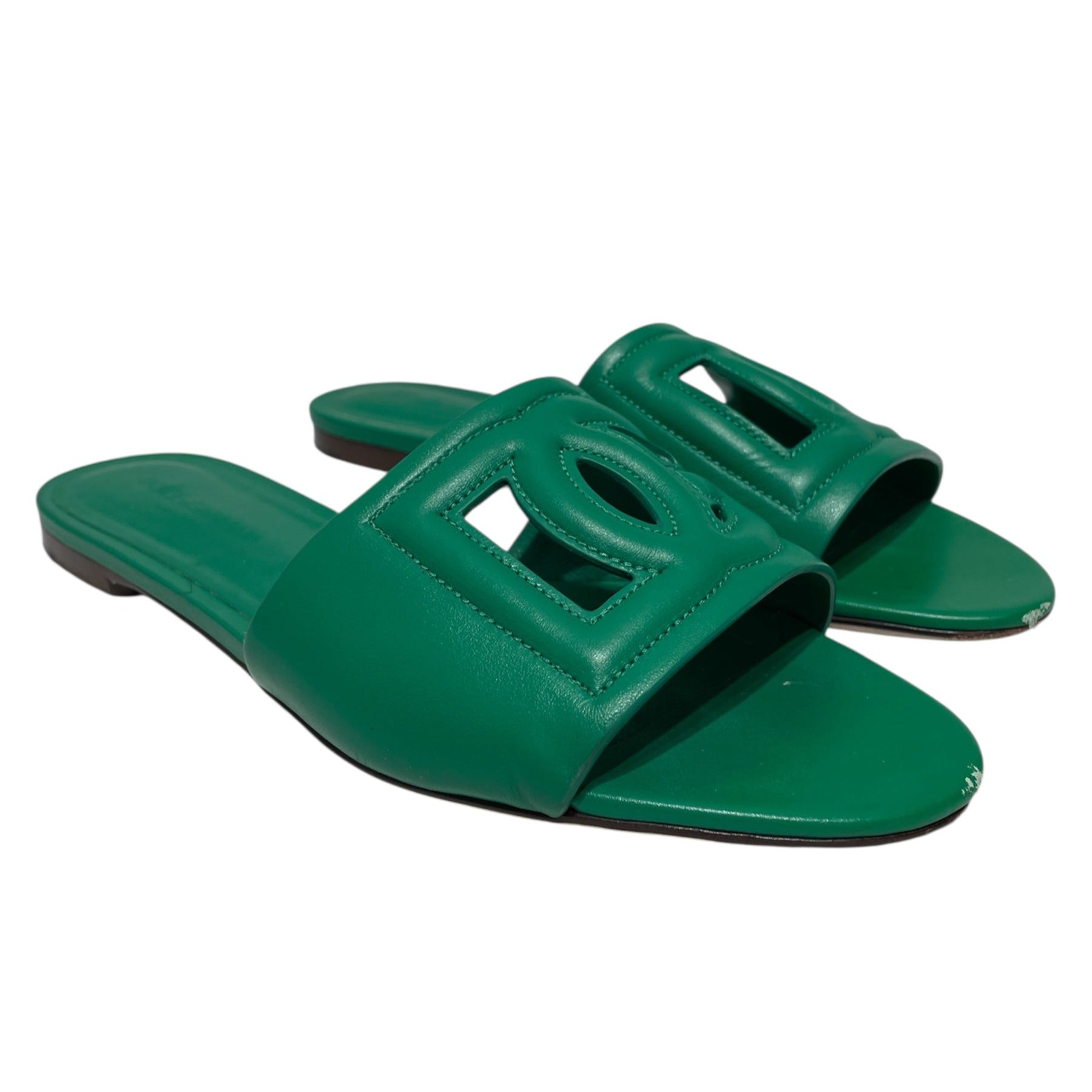 DOLCE&GABBANA/Sandals/EU 38/GRN/ view 1