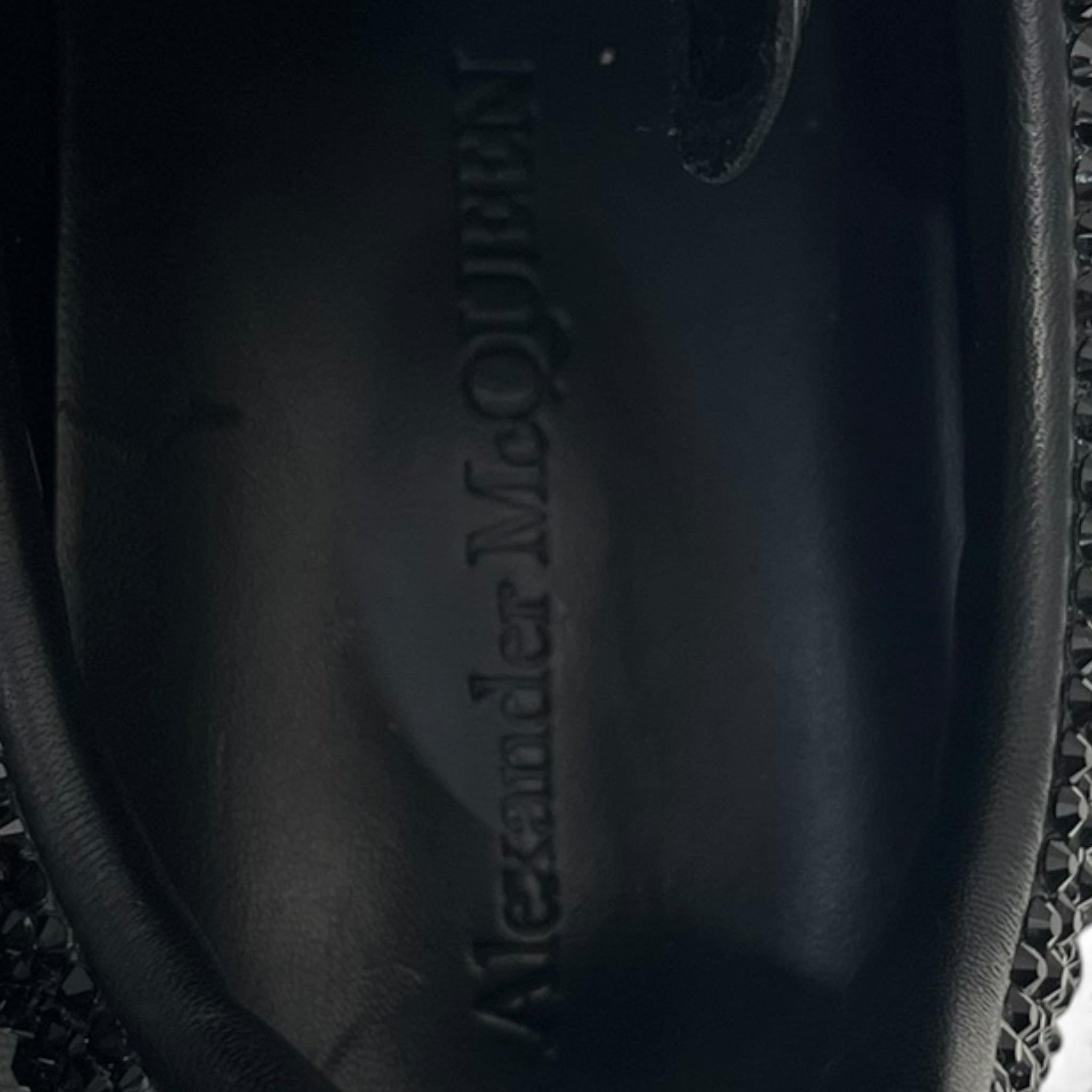 Alexander McQueen/Low-Sneakers/EU 44/Leather/BLK/553761 view 3