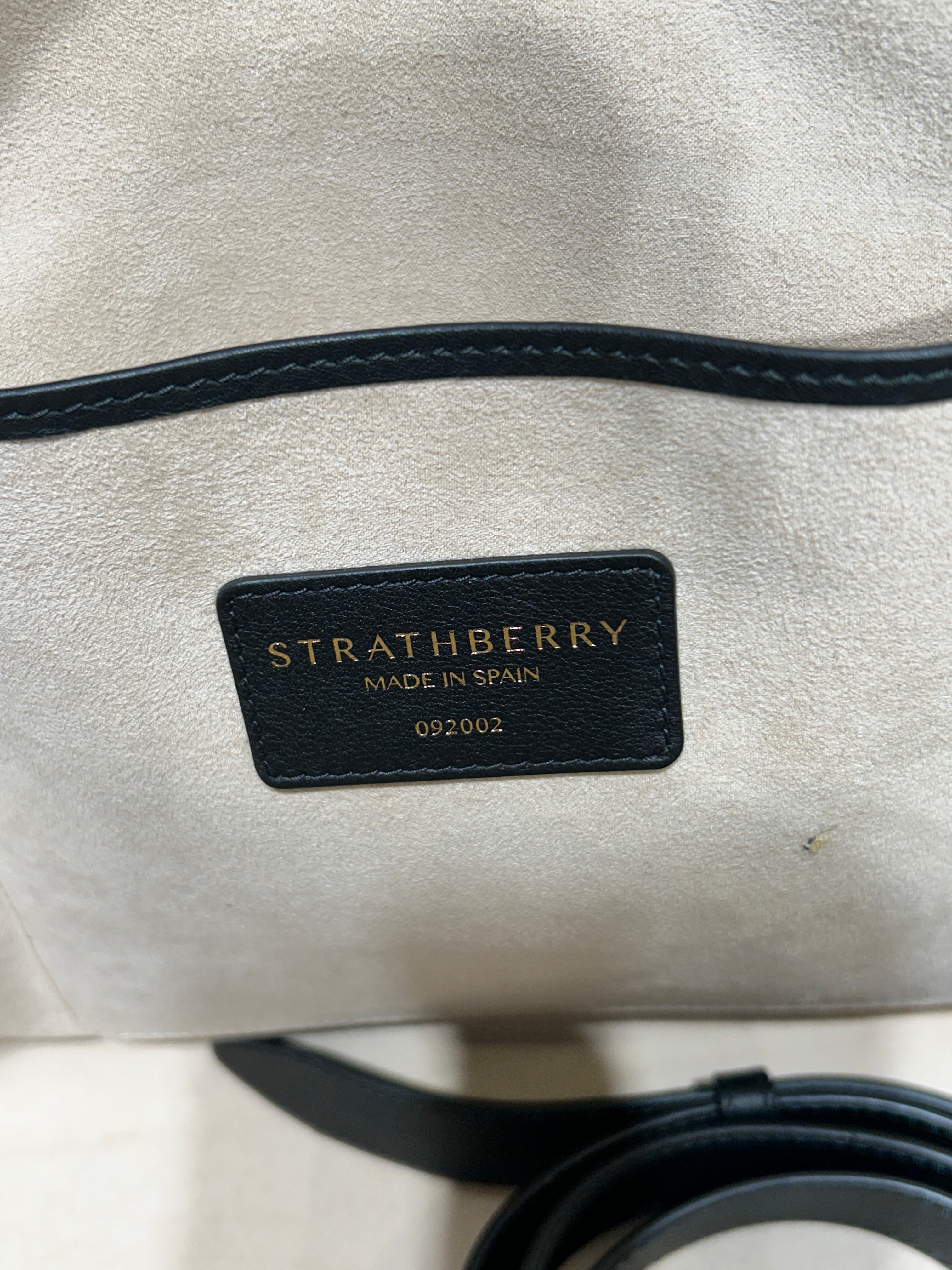 STRATHBERRY/Bag/Leather/BLK/BAR CLOSURE view 5