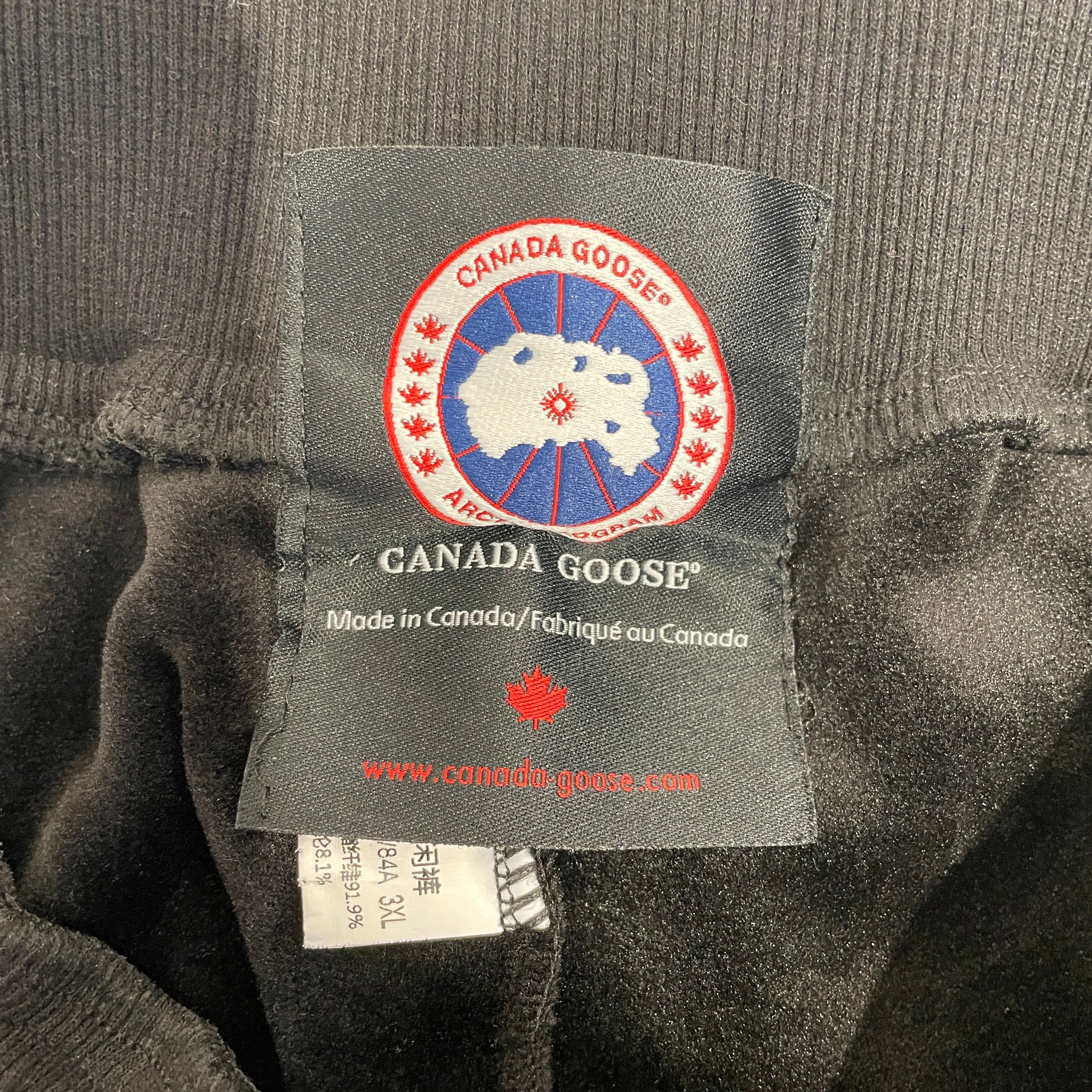 CANADA GOOSE/Pants/XXL/Velour/BLK/ view 3