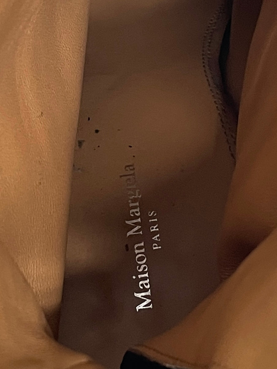 Maison Margiela/Heels/US 7/Leather/BLK/blk tabi heel view 3