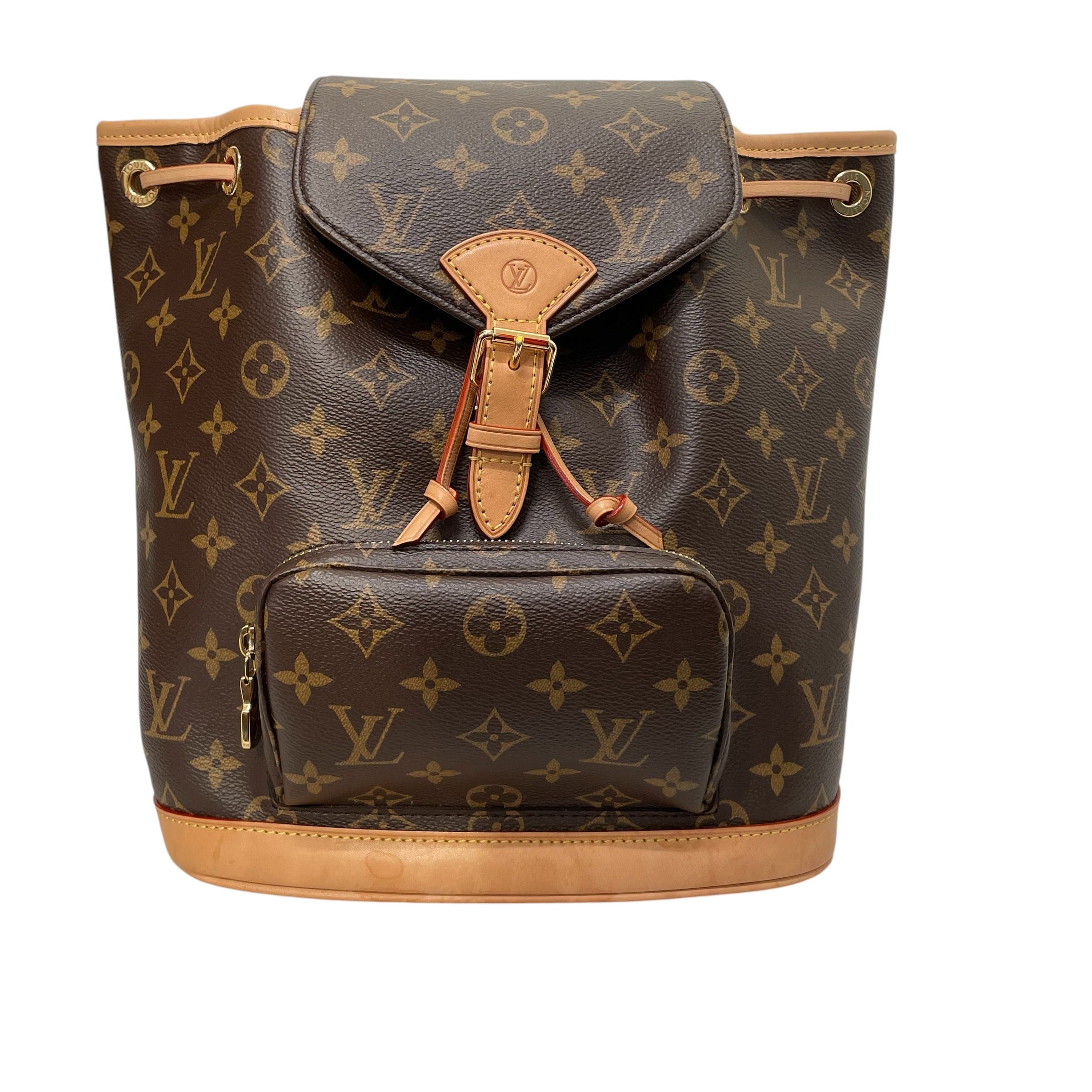 LOUIS VUITTON/Backpack/Monogram/Leather/BRW/Monogram Montsouris view 1