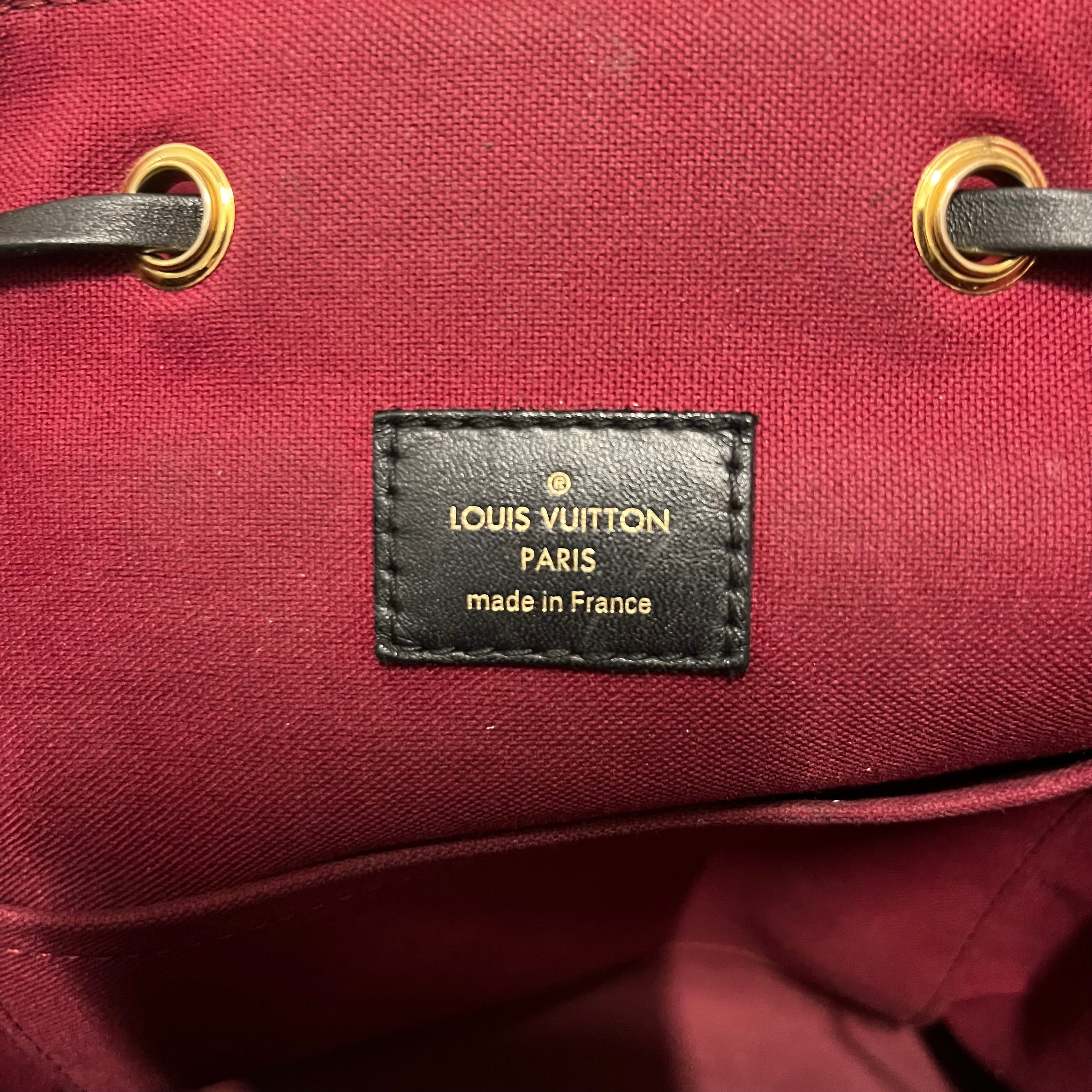 LOUIS VUITTON/Bag/Monogram/Leather/BRW/montsouris backpack view 6