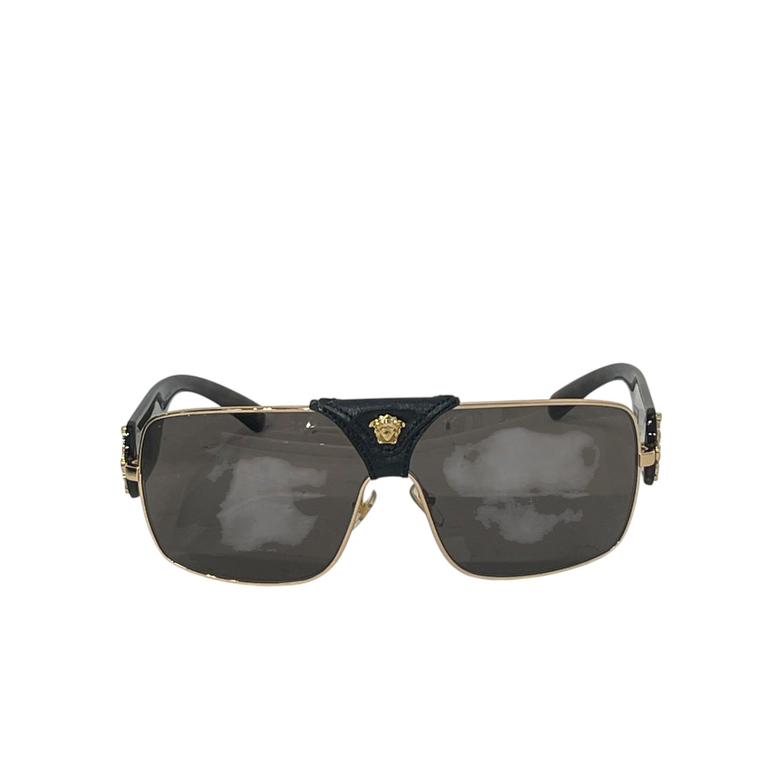 VERSACE/Sunglasses/Plastic/BLK/L's/VE220Q Square Baroque view 1