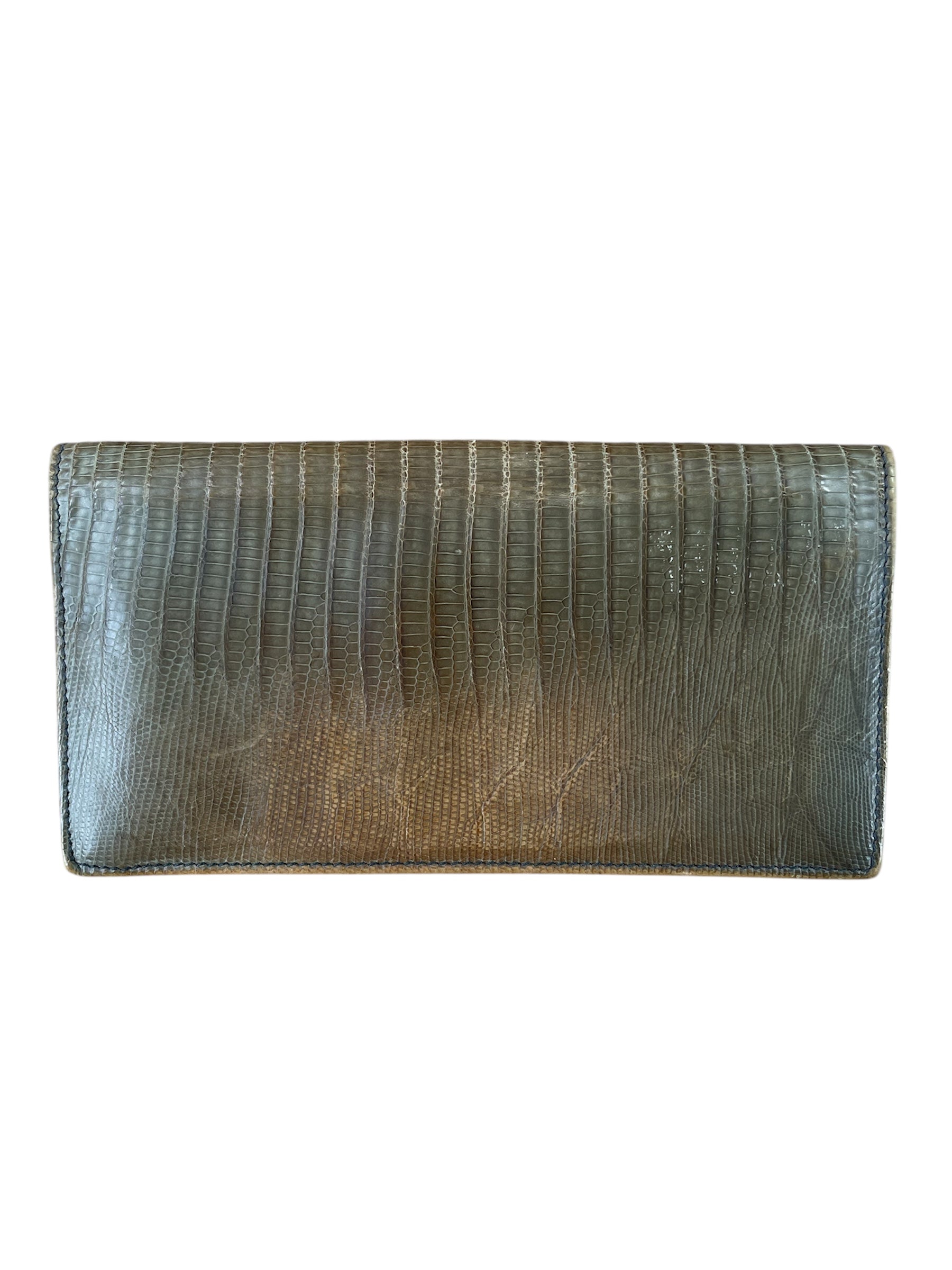 YVES SAINT LAURENT///Trifold Wallet/--/Animal Pattern/Leather/BRW/M [Designers] Luxury/ view 2