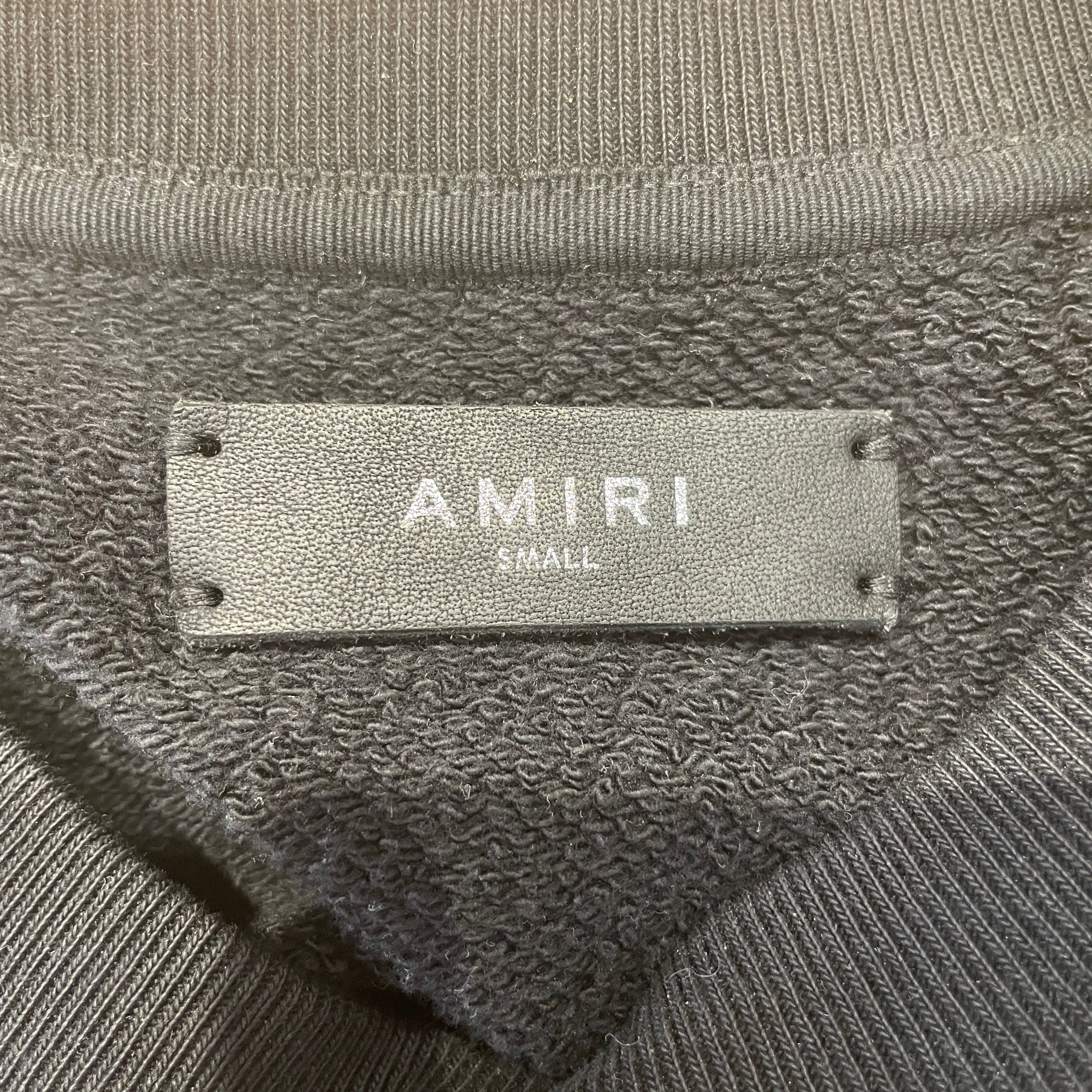 AMIRI/Sweatshirt/S/Cotton/BLK/RUM LABEL LS view 3