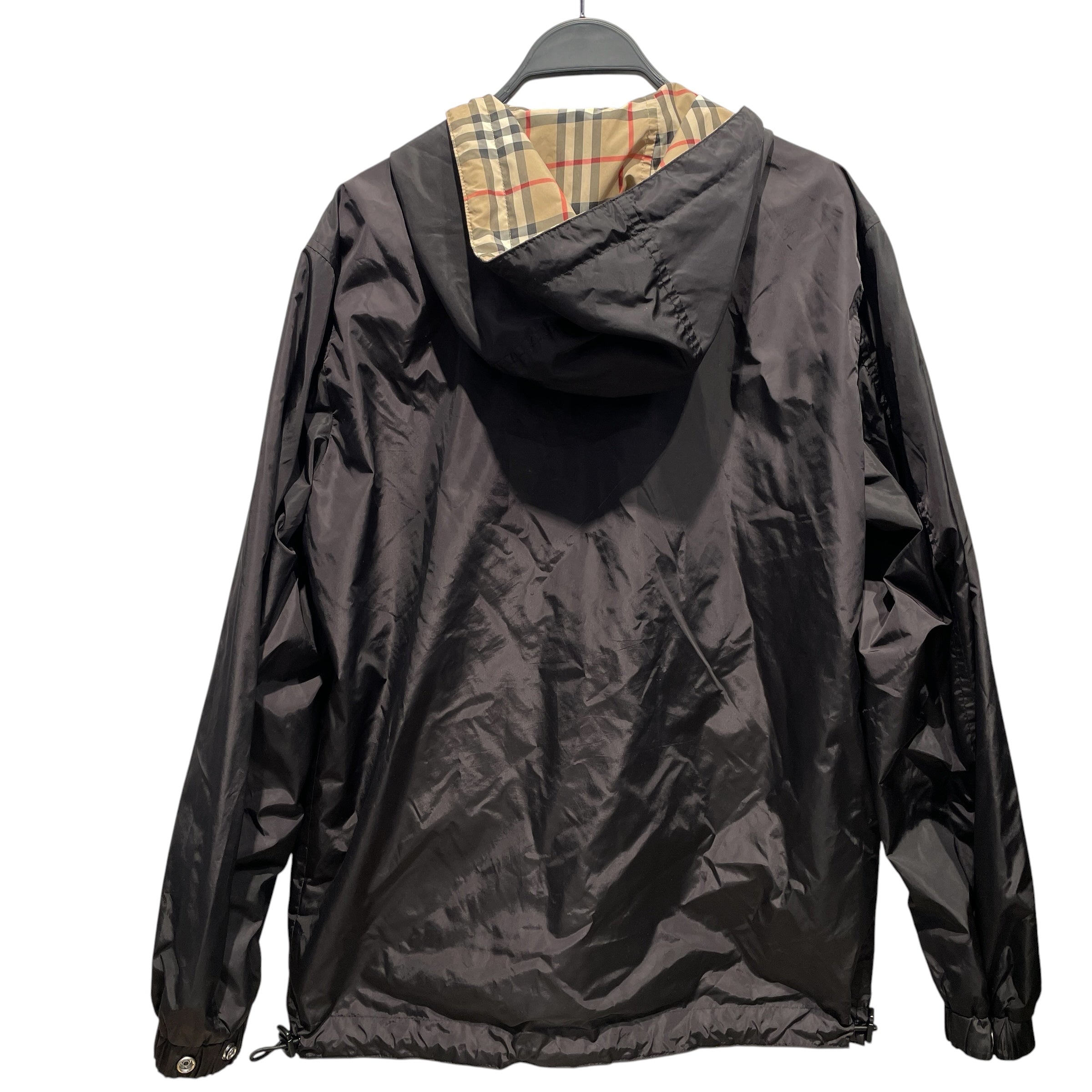 BURBERRY LONDON/Track Jkt/XS/Plaid/Polyester/MLT/REVERSIBLE CHECK HOODED JKT view 2