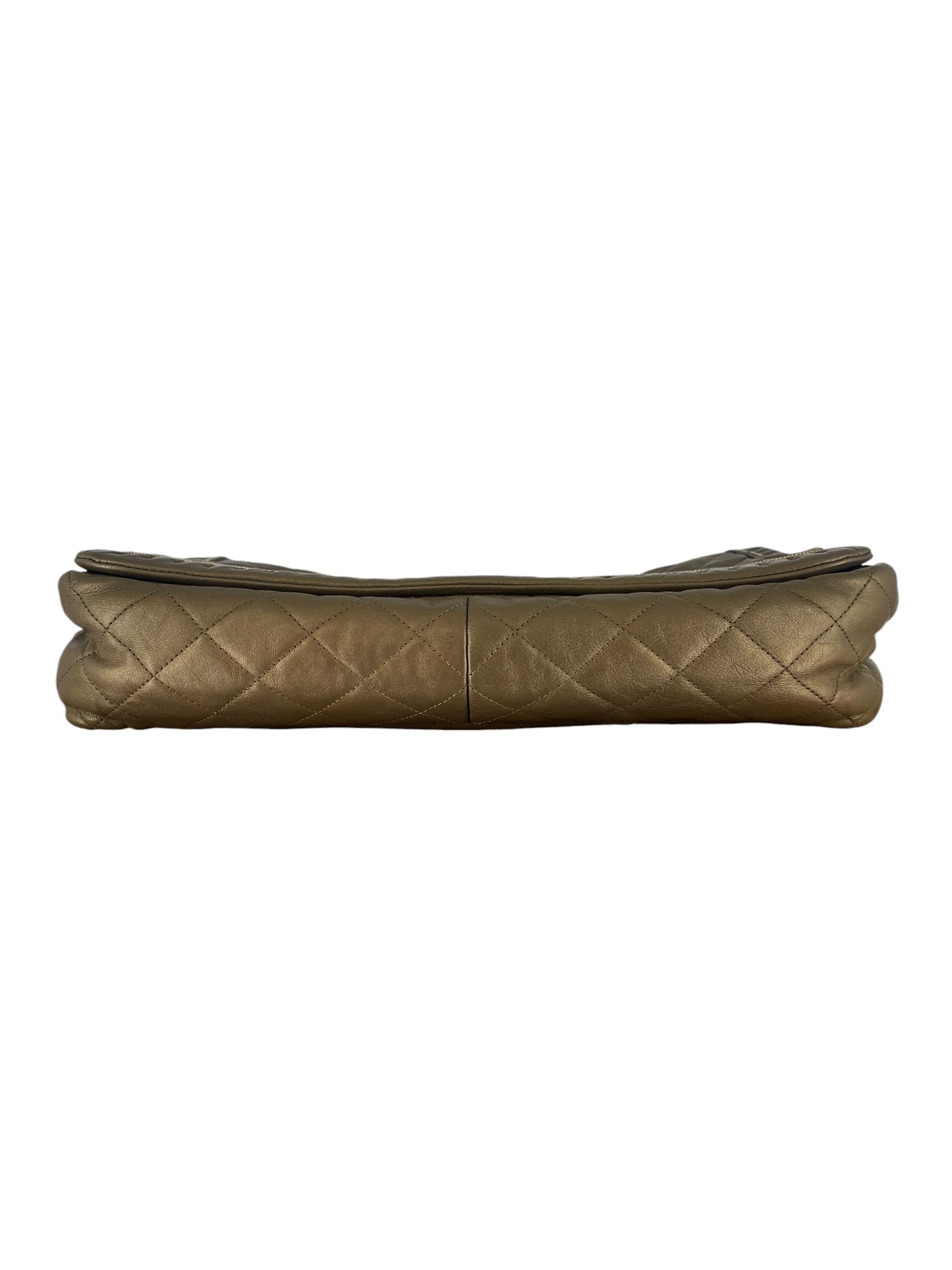 CHANEL/Cross Body Bag/Border/Leather/GLD/ISTANBUL ACCORDION FLAP BAG view 3