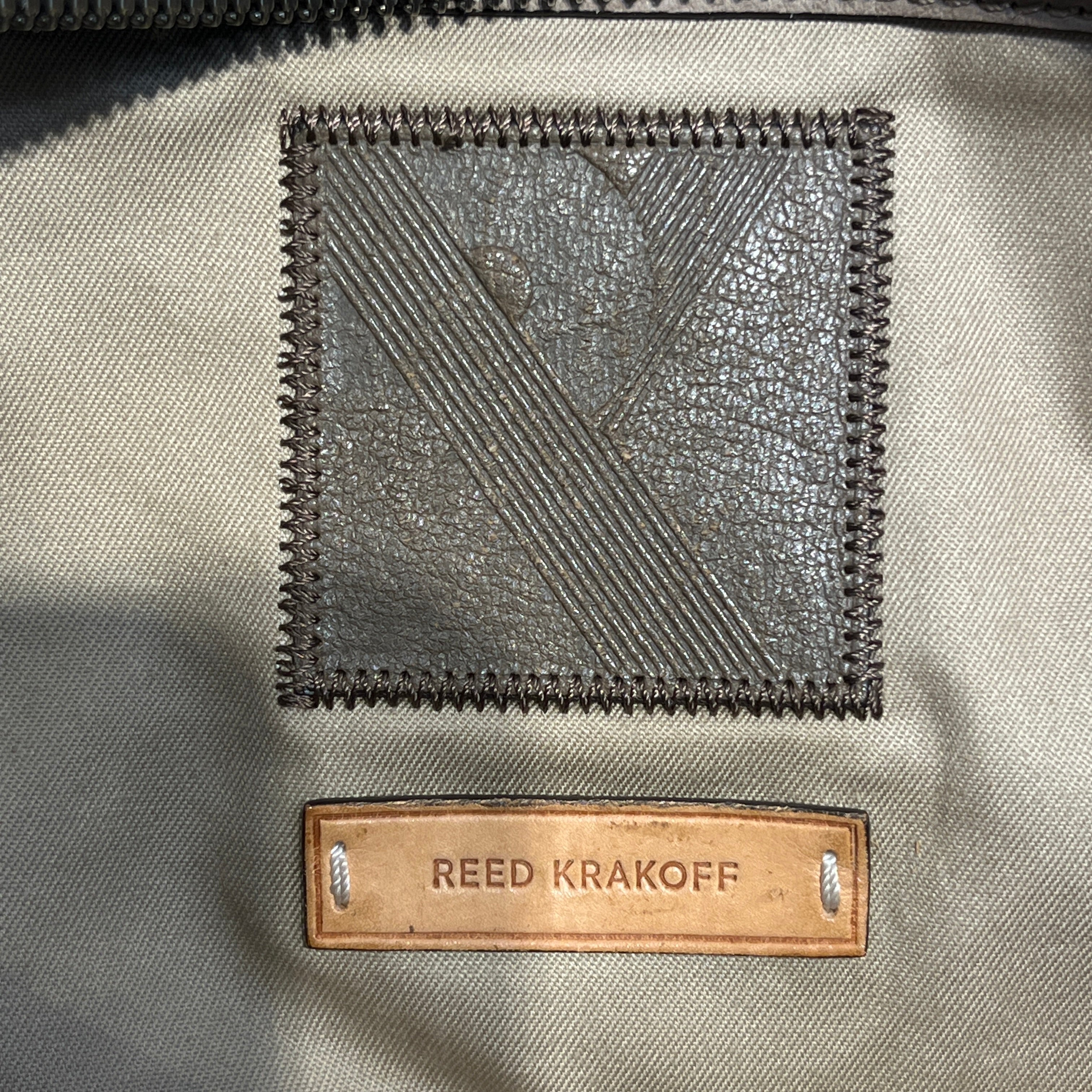 REED KRAKOFF/Hand Bag/Leather/BRW/INSIDE OUT BOXER BAG view 5