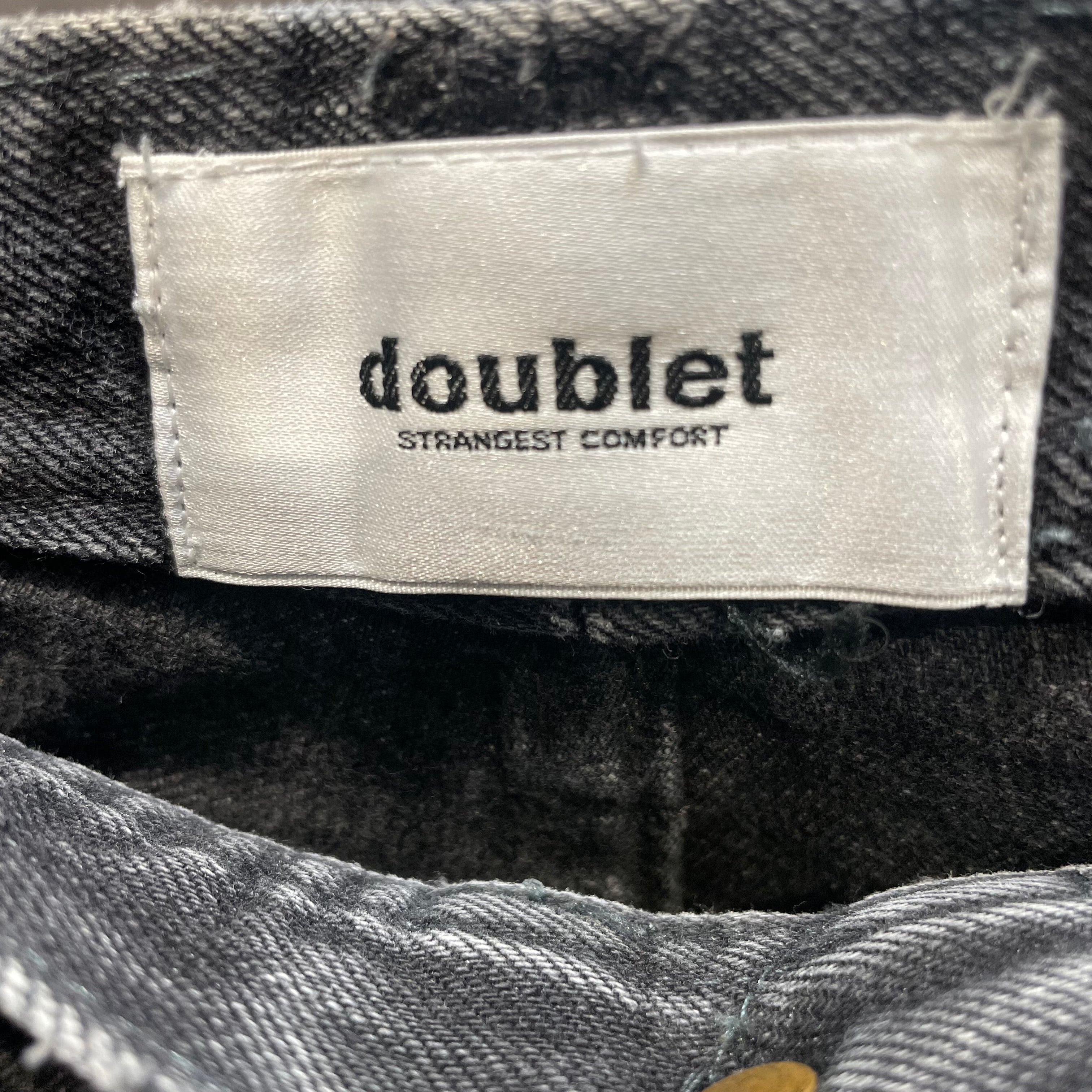 doublet/Pants/S/Cotton/BLK/selvedge outside view 3