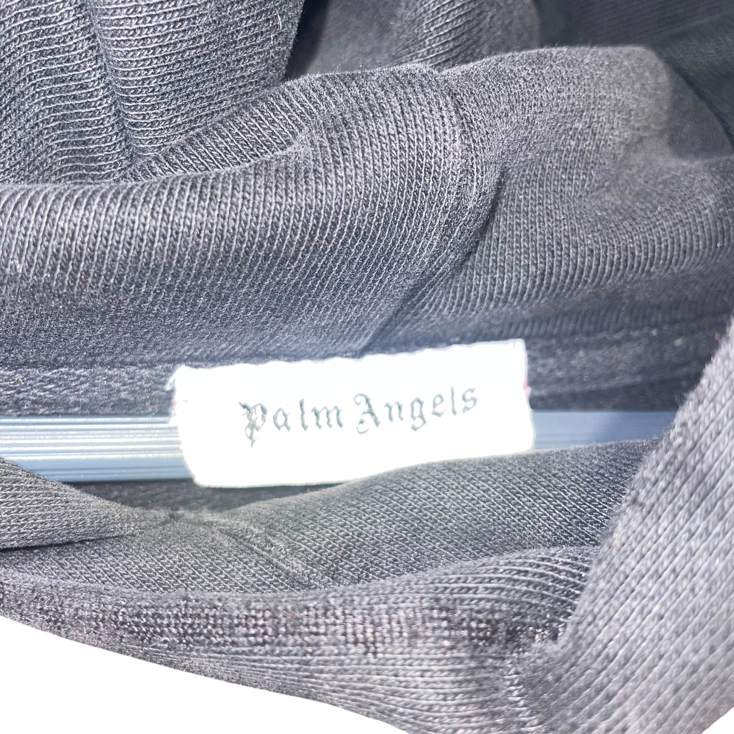 Palm Angels/Hoodie/XL/Cotton/BLK/teddy bear head view 3