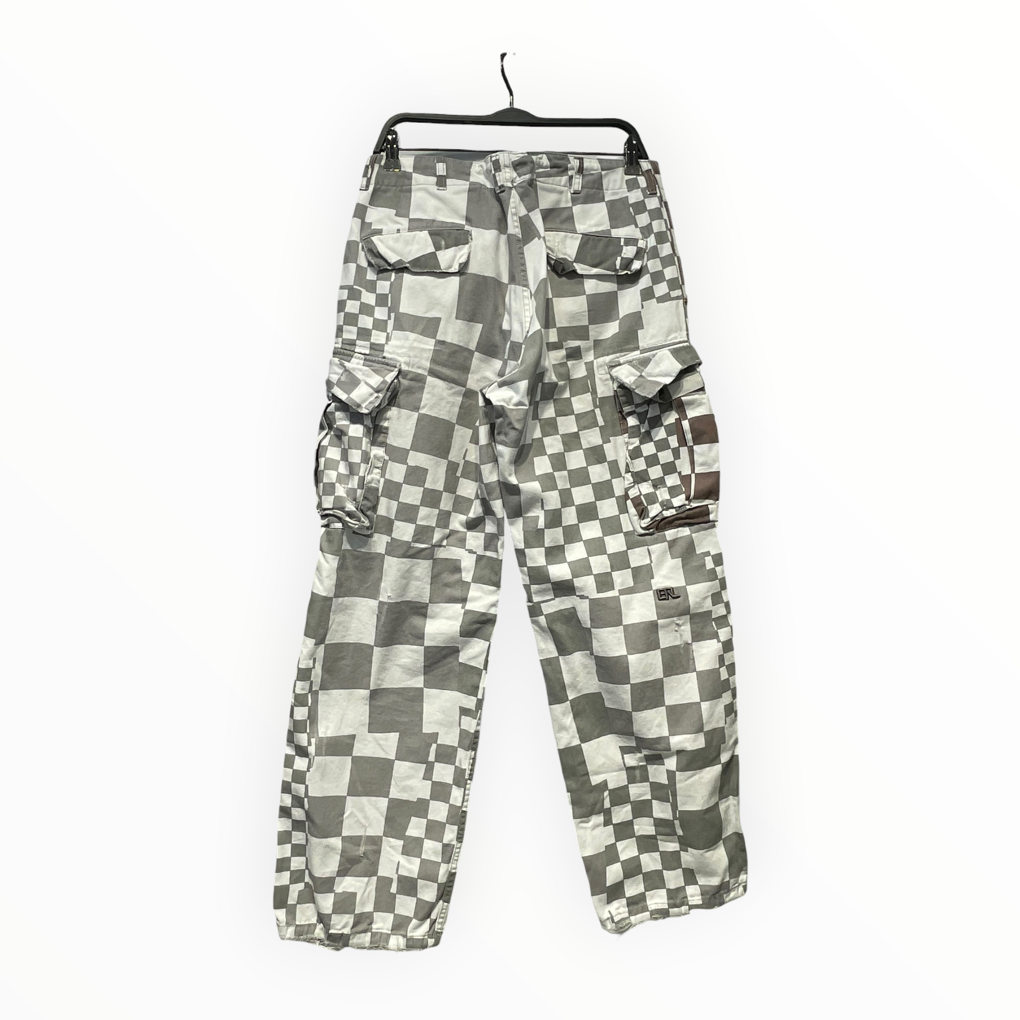 ERL/Pants/S/Cotton/GRY/All Over Print/checker view 2