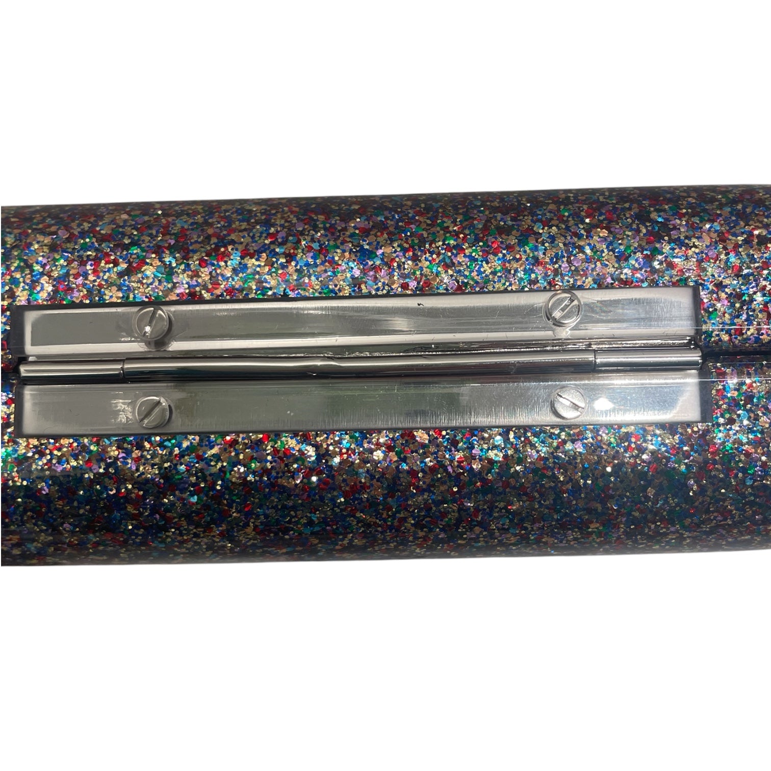 Alexander McQueen/Clutch Bag/Glitter/Acrylic/PPL/SILVER HARDWEAR view 5