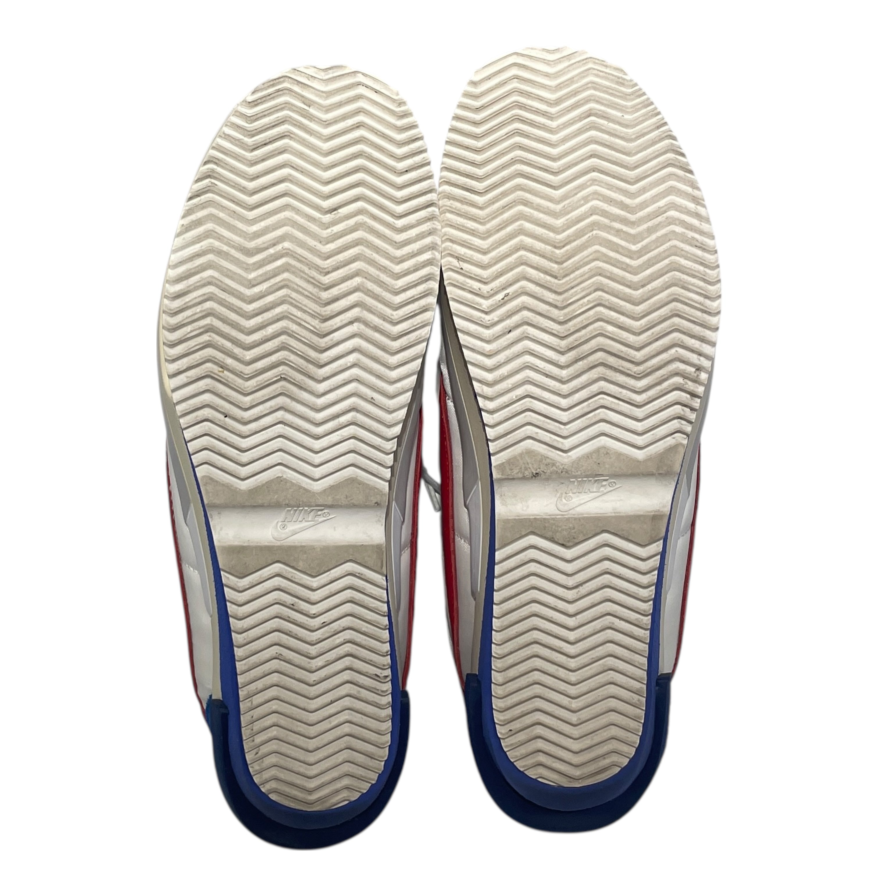 NIKE/Sacai/ZOOM CORTEZ SP/Low-Sneakers/US 9.5/Polyester/WHT/DQ0581-100 view 4