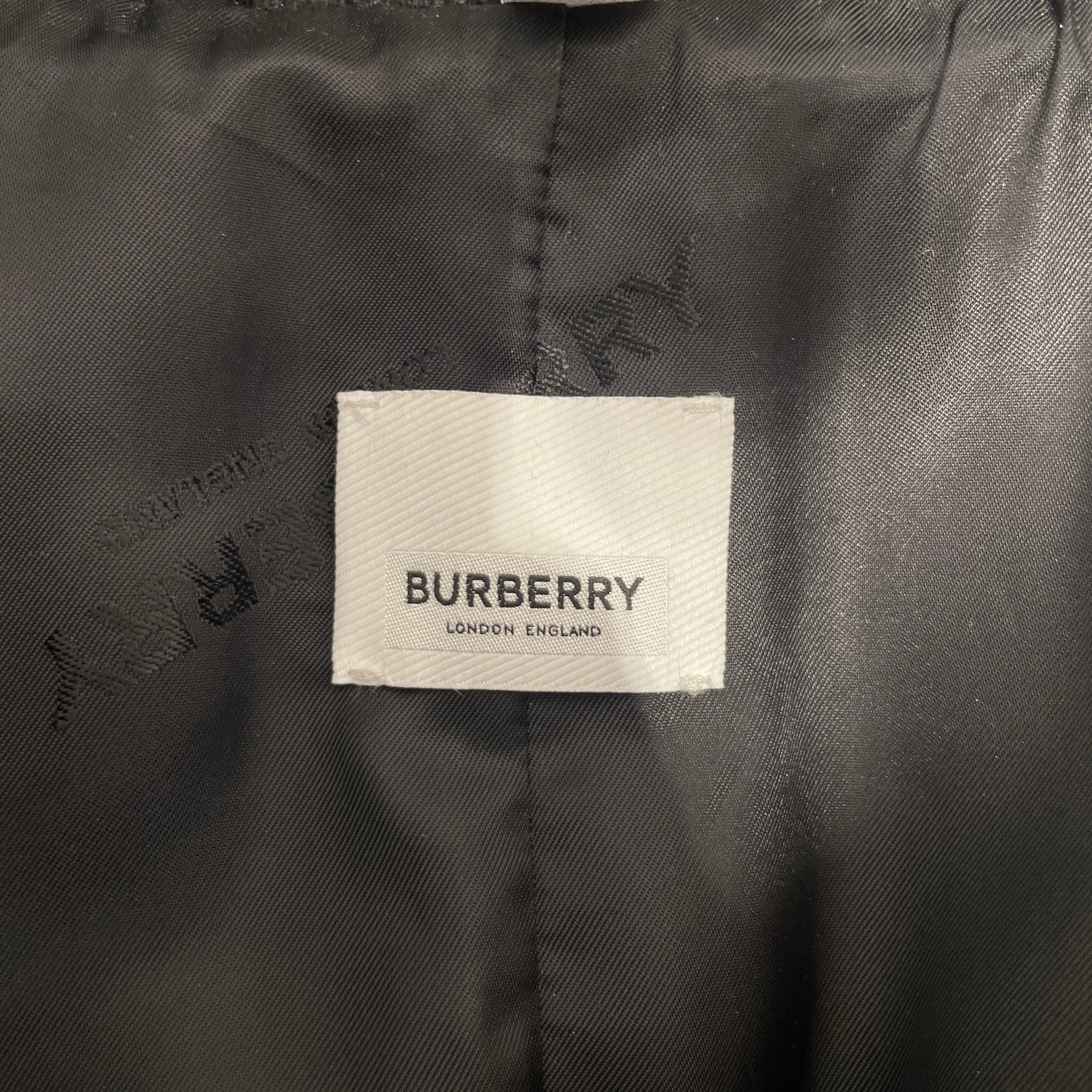 BURBERRY LONDON/Coat/52/Wool/BLK/Burberry London Coat view 3