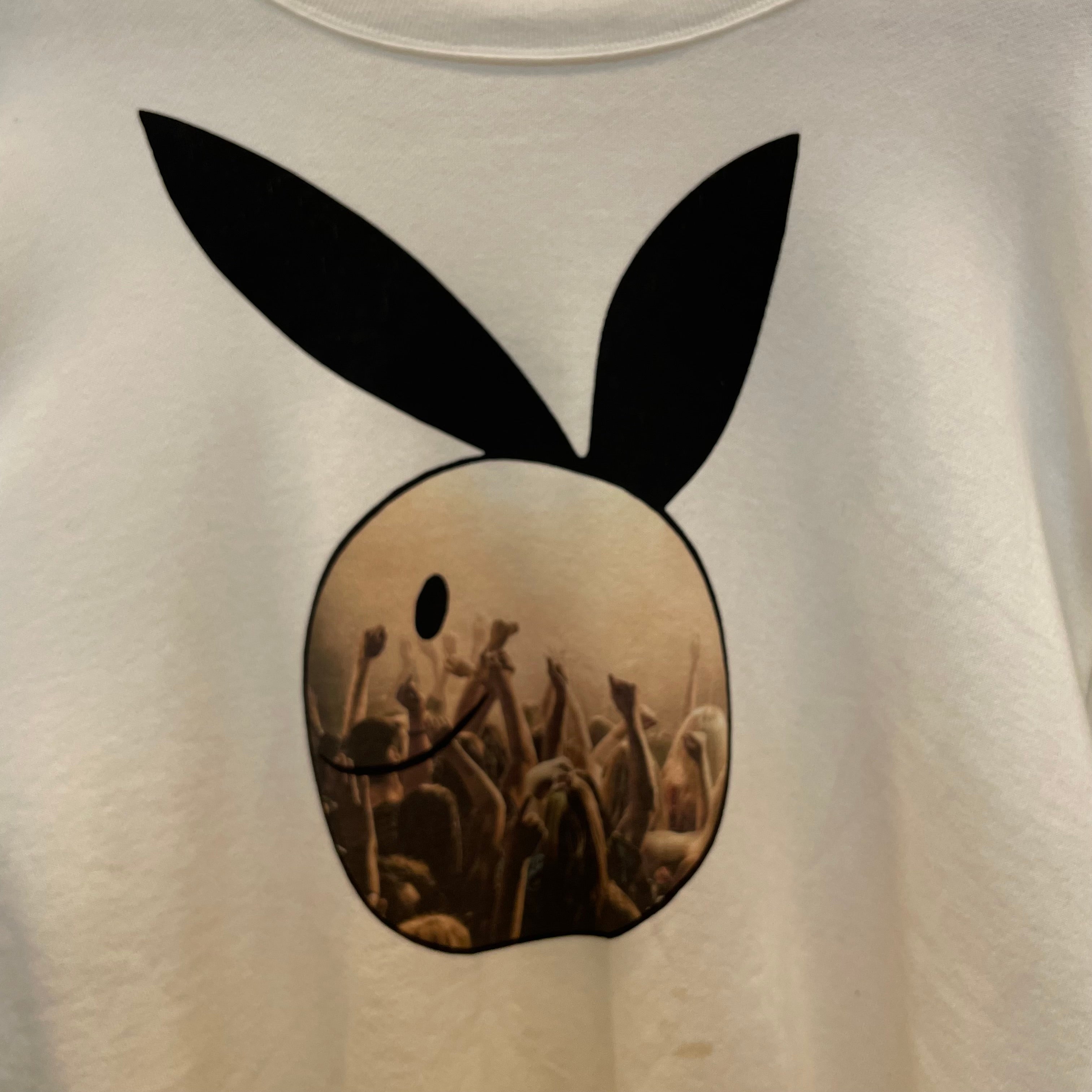 KAPITAL/Sweatshirt/S/Cotton/WHT/bunny logo view 3